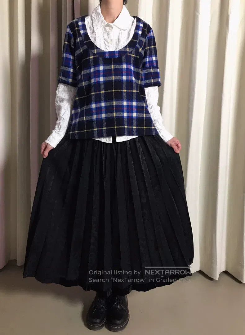 Comme des Garcons Comme Des Garcons Vintage Tweed Checkered Top Size M / US 6-8 / IT 42-44 - 2 Thumbnail