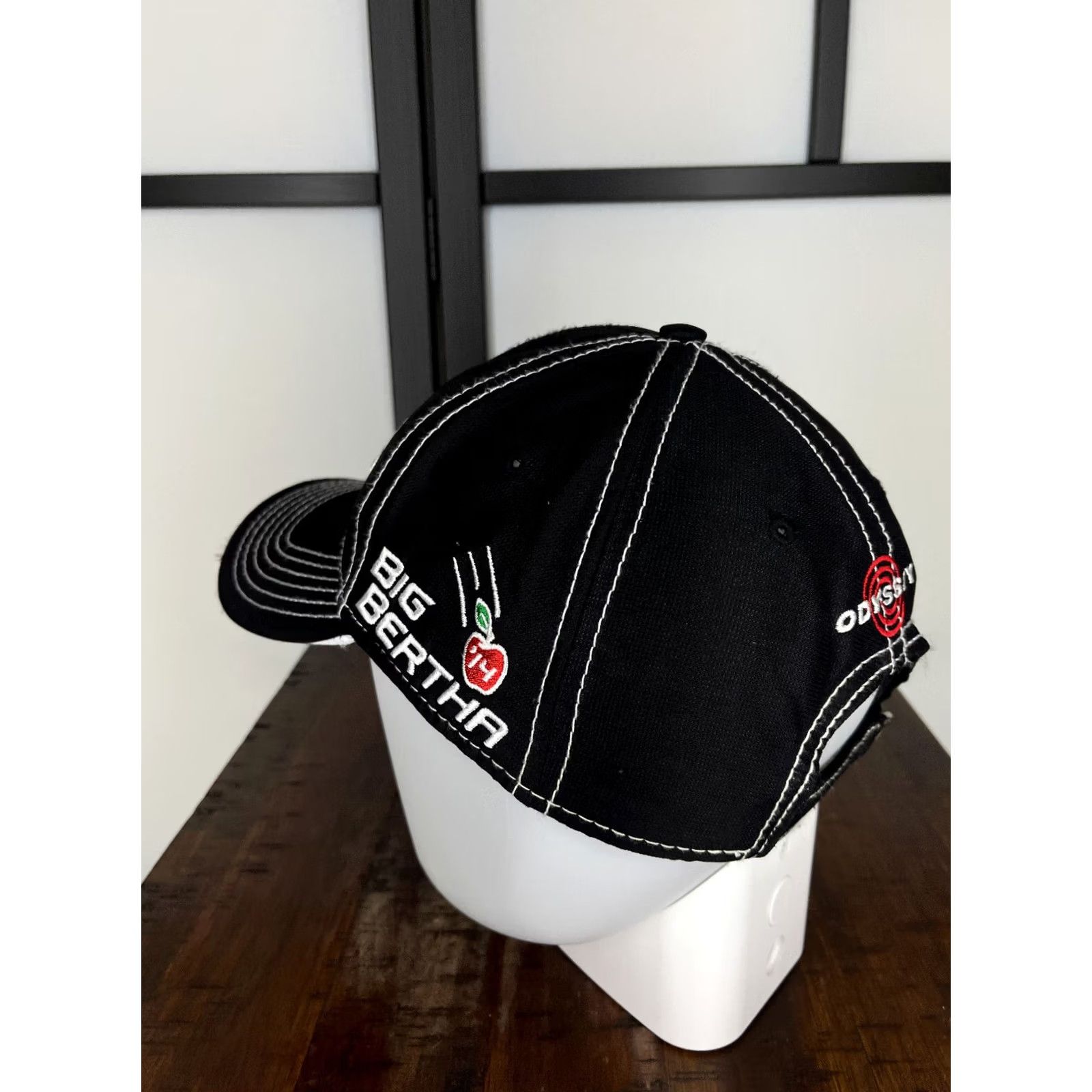 Callaway Callaway Hat Cap Strap Back Adult Black Tour Bertha 14 Speed Regime Polyester Golf Hat Logo Adjustable Lightweight Men Black one size Cap Size ONE SIZE - 6 Thumbnail