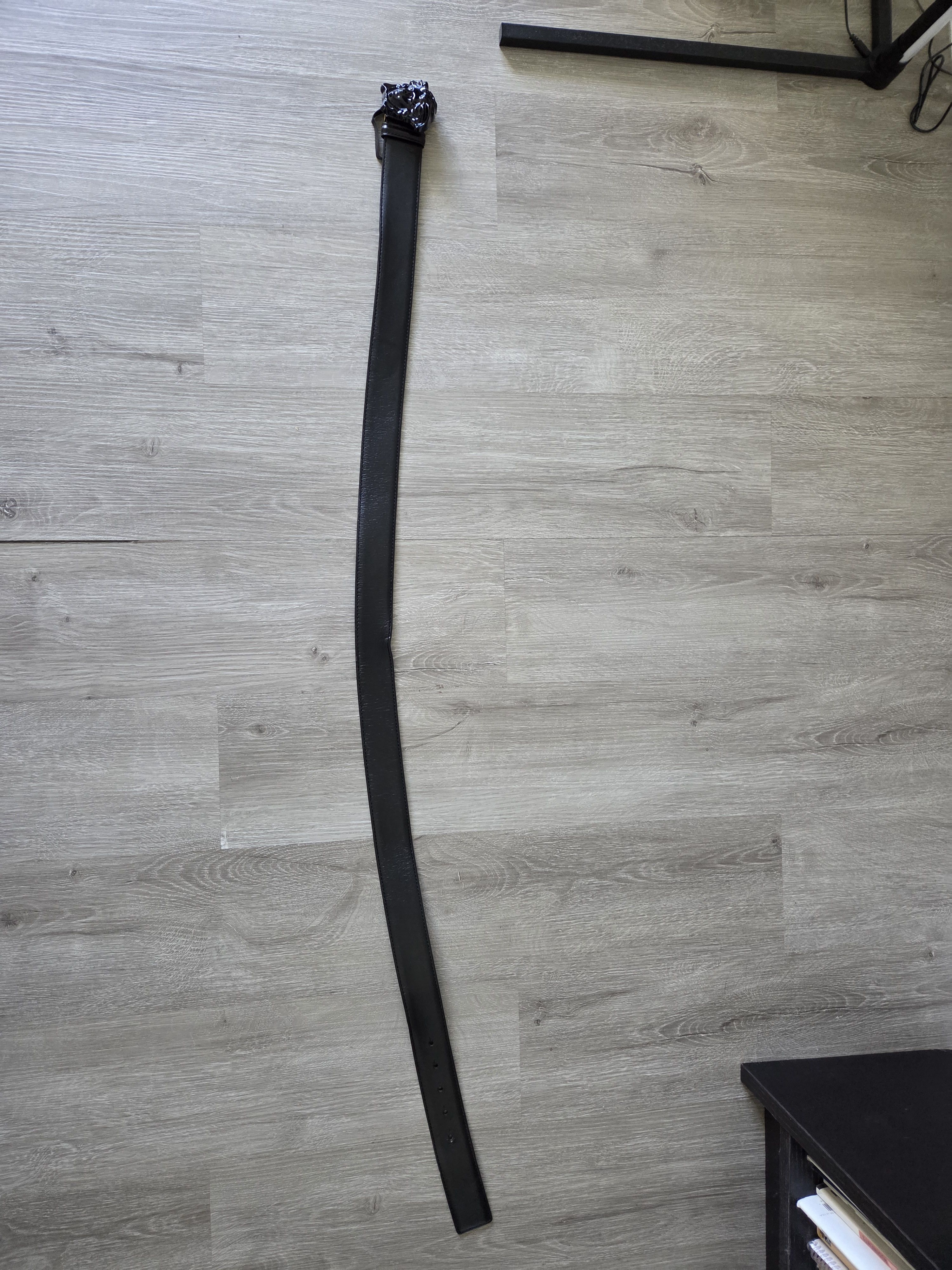 Versace Versace Medusa black leather belt Size 36 - 8 Thumbnail