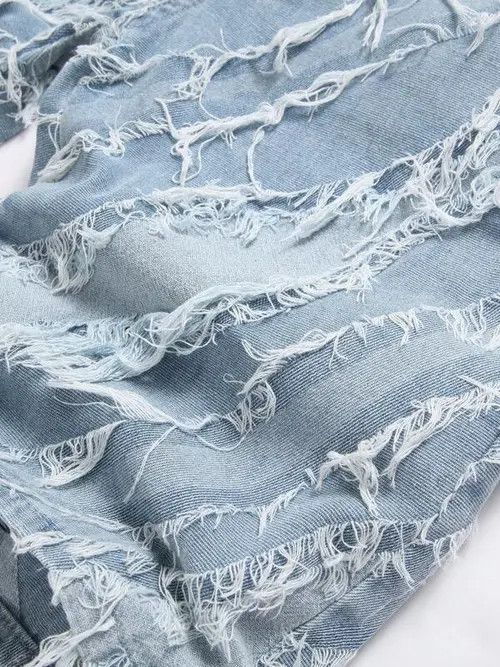Japanese Brand × Vintage VINTAGE RAW Y2K DRIP denim shorts Size US 36 / EU 52 - 3 Thumbnail