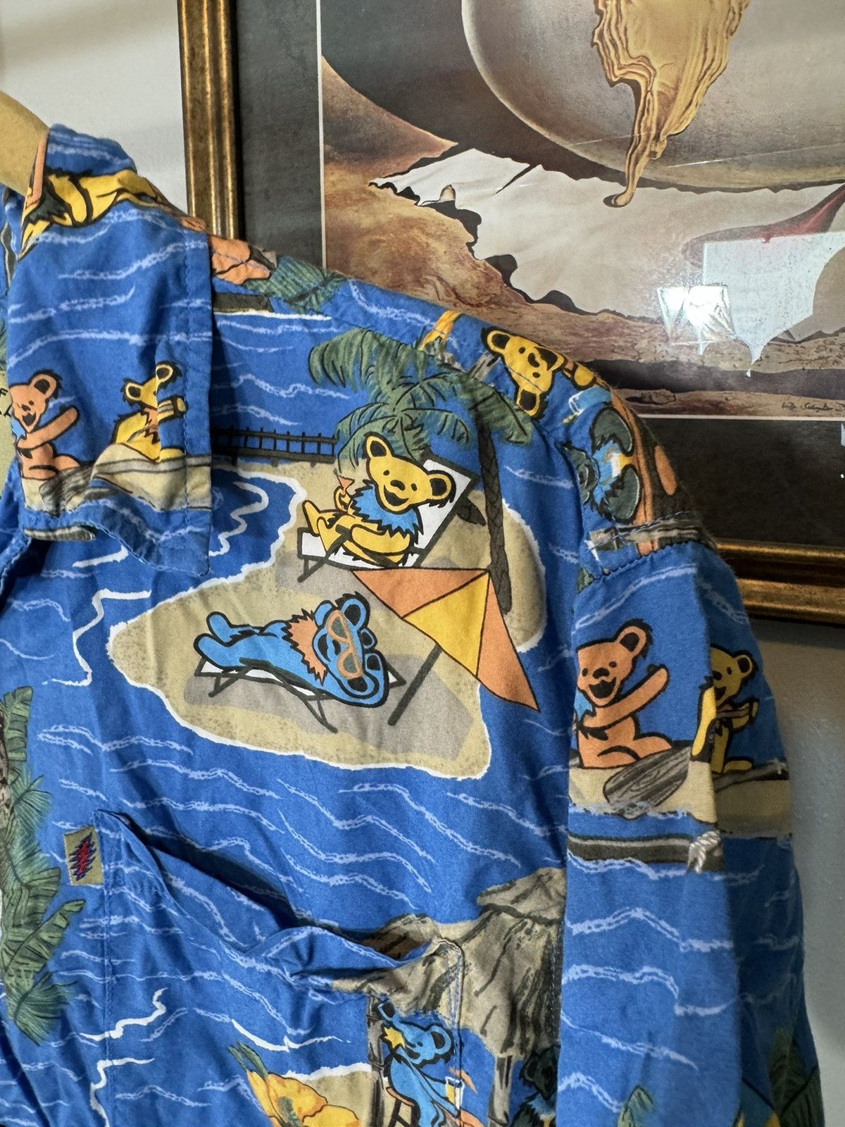 Grateful Dead × Vintage Vintage Grateful Dead Hawaiian Shirt Size US S / EU 44-46 / 1 - 4 Thumbnail