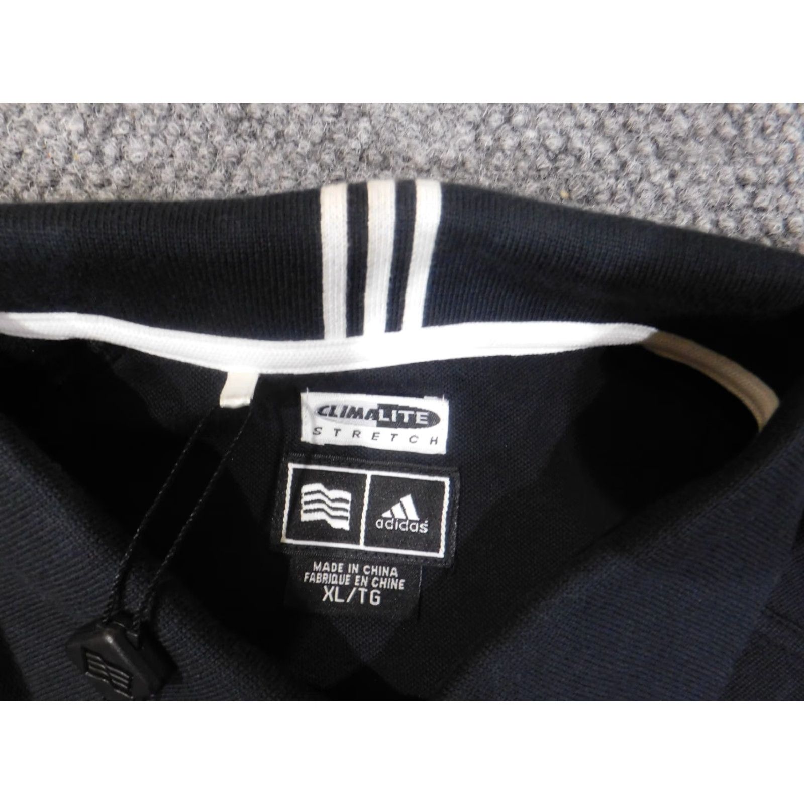 Adidas adidas Polo Shirt XL Mens Black Embroidered Classic Knit Cotton Short Sleeve Golf Vintage (No) N/A Size US XL / EU 56 / 4 - 7 Thumbnail