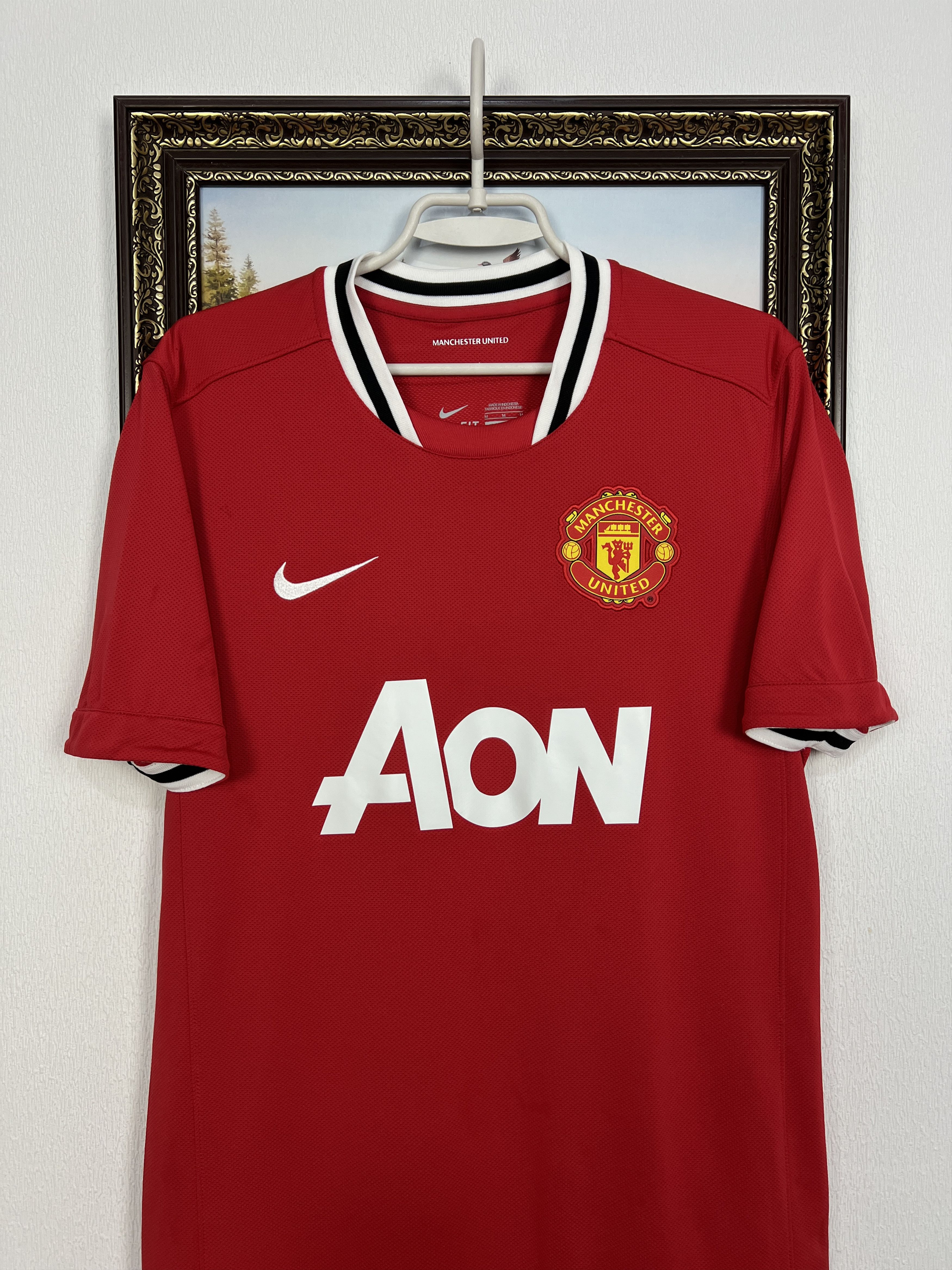 Nike Manchester United football shirt Soccer Nike Jersey Trikot Size US M / EU 48-50 / 2 - 2 Thumbnail