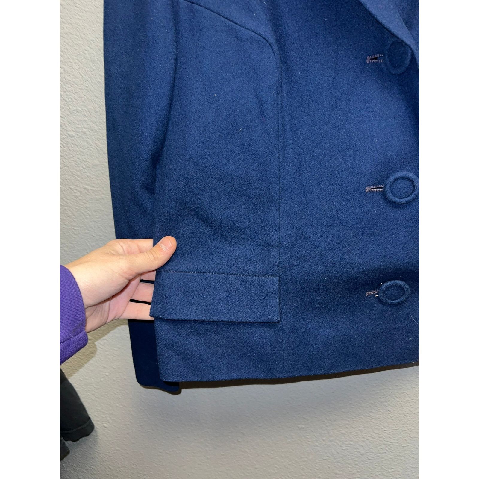 Vintage Womens Vintage Pendleton Blazer Jacket Virgin Wool 14 80s Size XL / US 12-14 / IT 48-50 - 5 Thumbnail