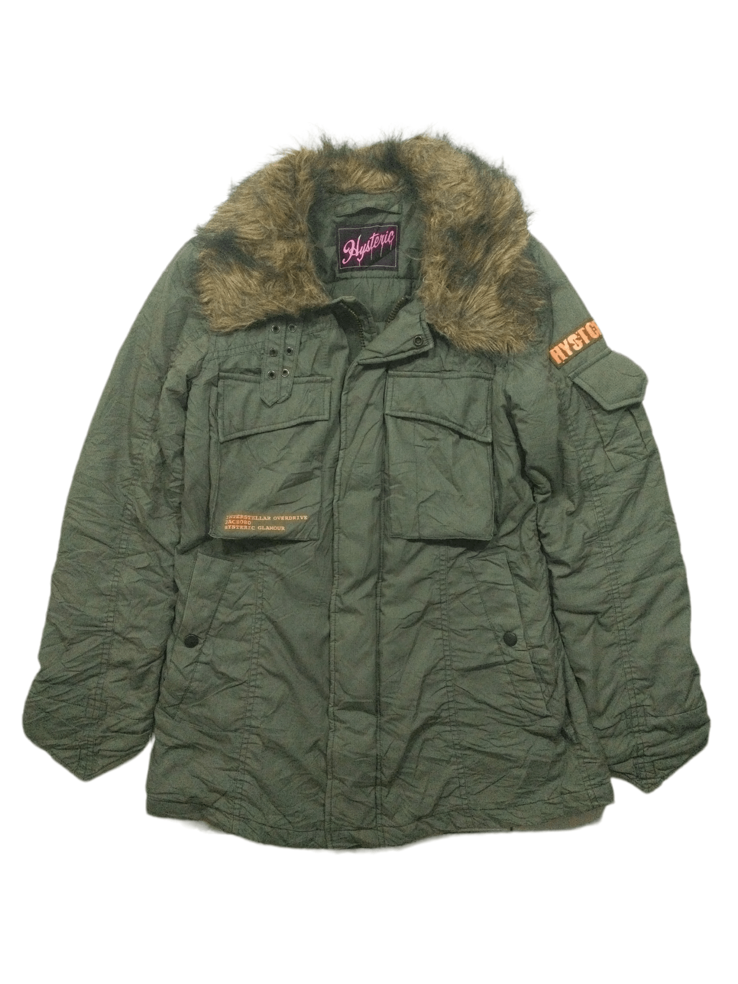 Hysteric Glamour Hysteric Glamour Military Fur Parka ~ Vkei Style Size US M / EU 48-50 / 2 - 1 Thumbnail