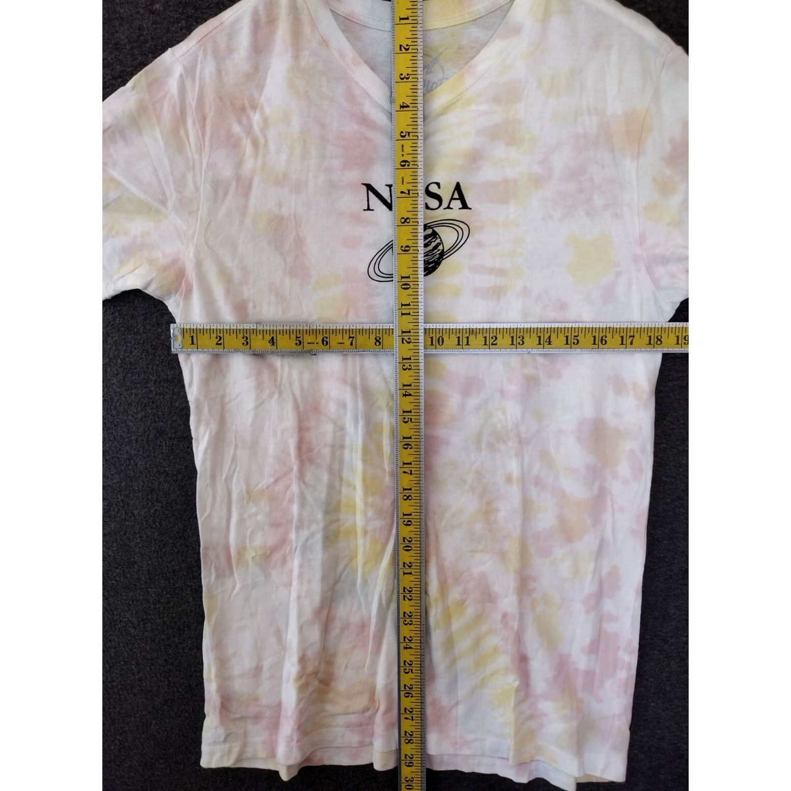 NASA NASA Neon Riot T-Shirt Mens M Tie Dye Cotton Short Sleeve Logo Space 60s 70s Vintage? Size US M / EU 48-50 / 2 - 4 Thumbnail