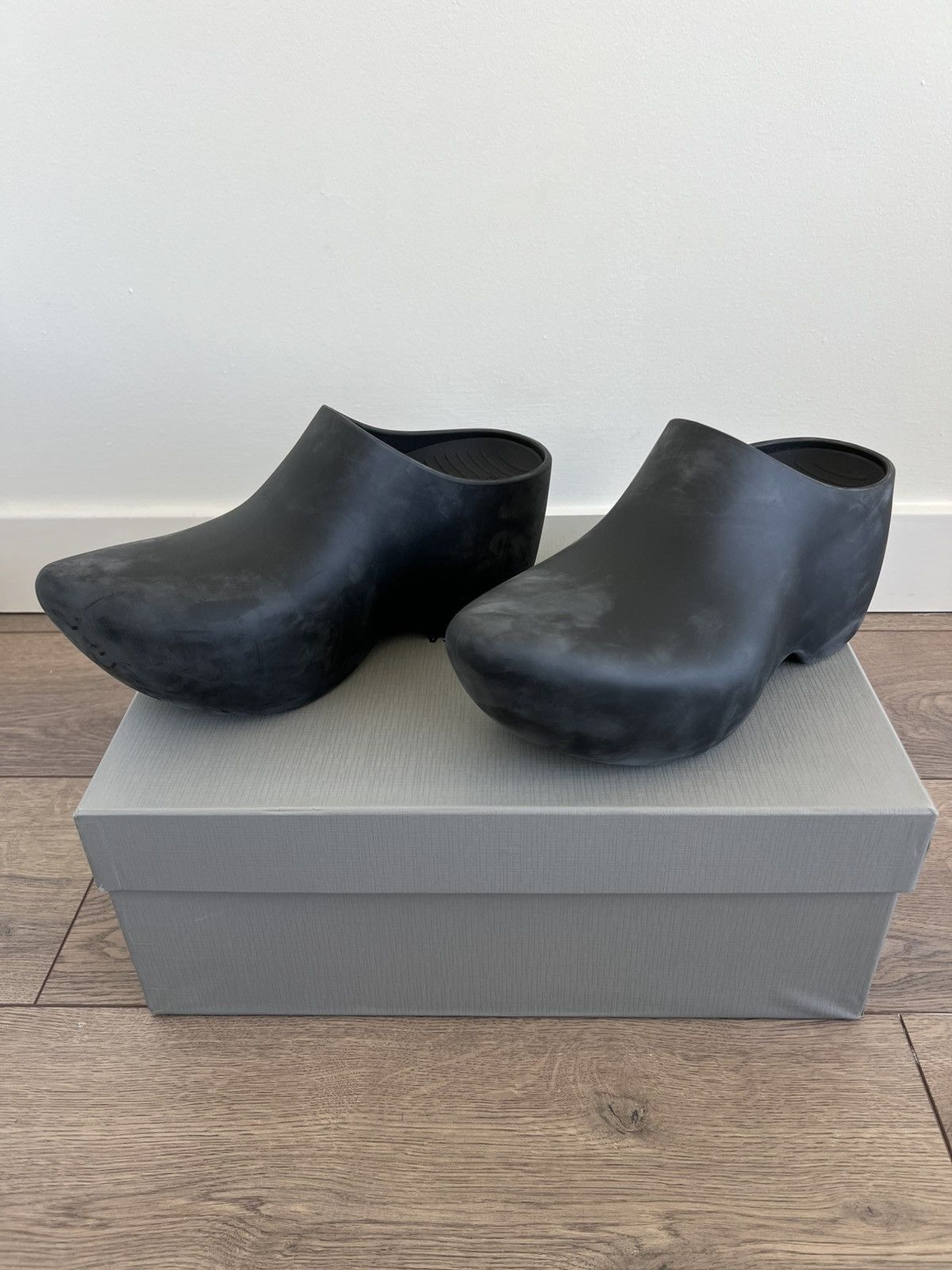 Balenciaga Balenciaga Rubber Technoclog Matte Black 40 Size US 7 / EU 40 - 3 Thumbnail