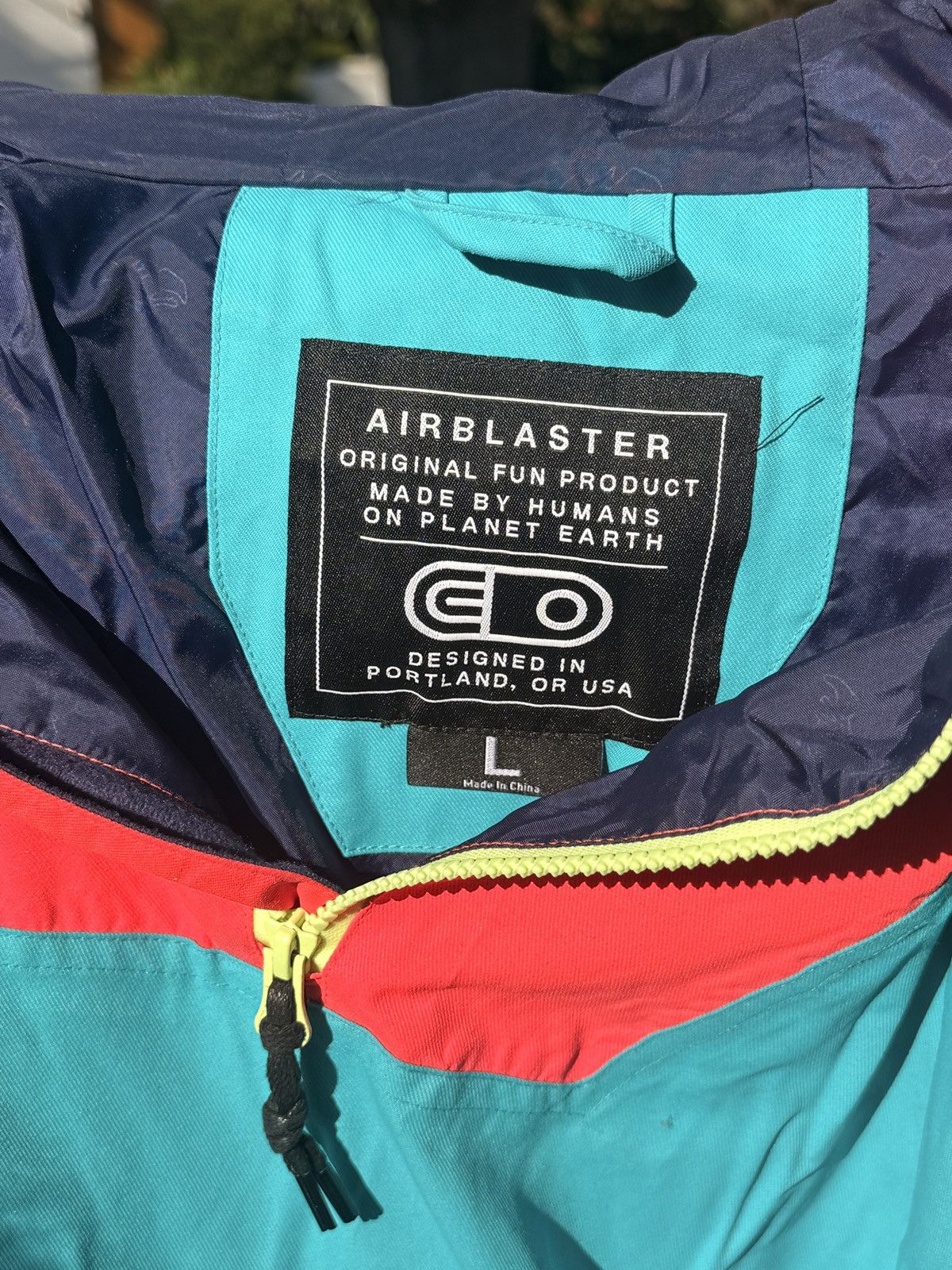 Airblaster Airblaster 1/4 zip pullover anorak snow jacket Size US L / EU 52-54 / 3 - 5 Thumbnail