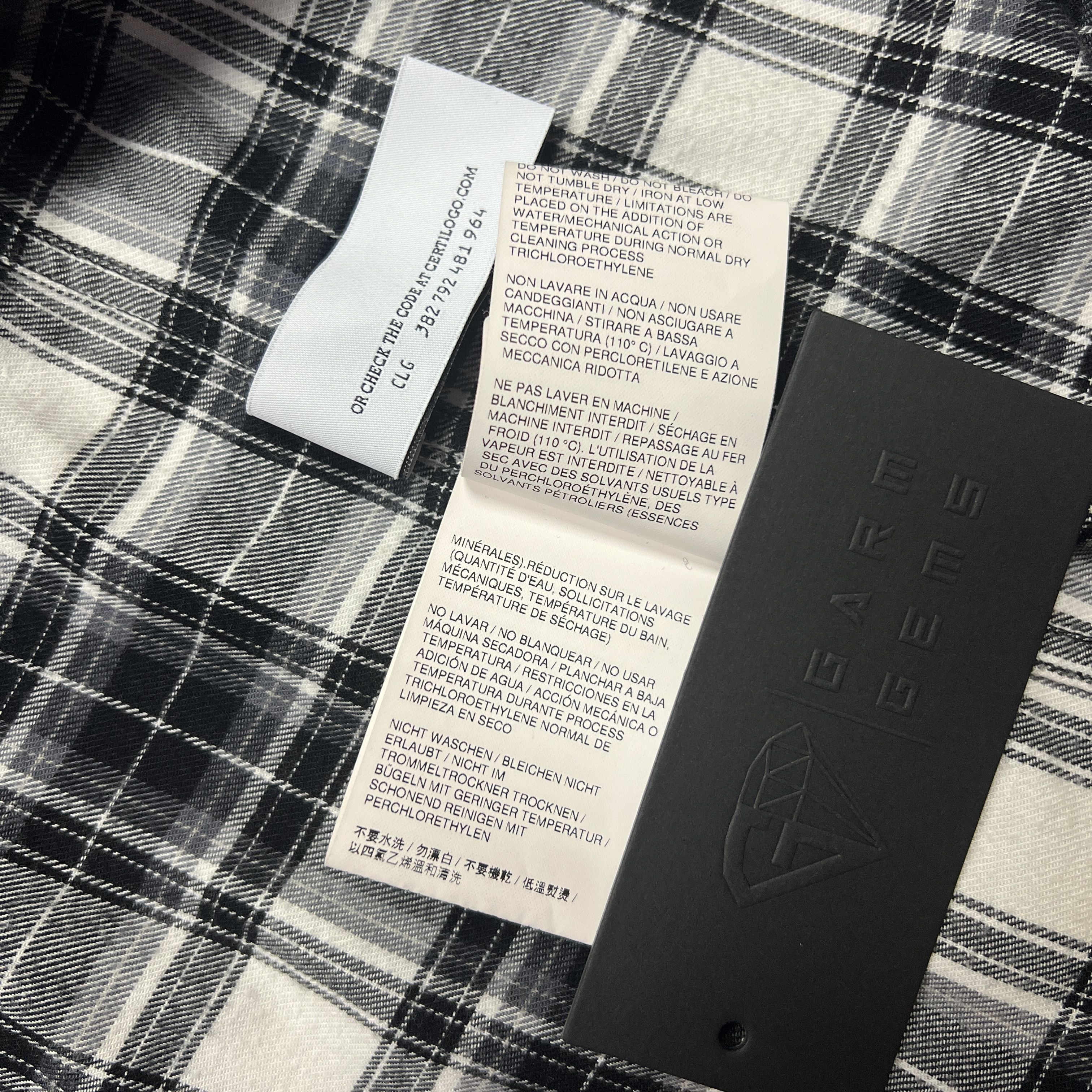 Off-White Off-White Checked Arrows Flannel Shirt Size US M / EU 48-50 / 2 - 8 Thumbnail