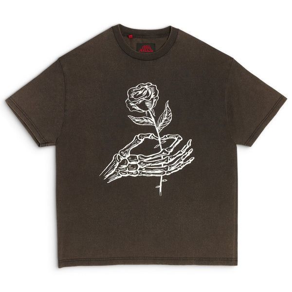 Gallery Dept. o1mle0226 Welted Rose T-Shirt in Vintage Black Size US XS / EU 42 / 0 - 1 Thumbnail