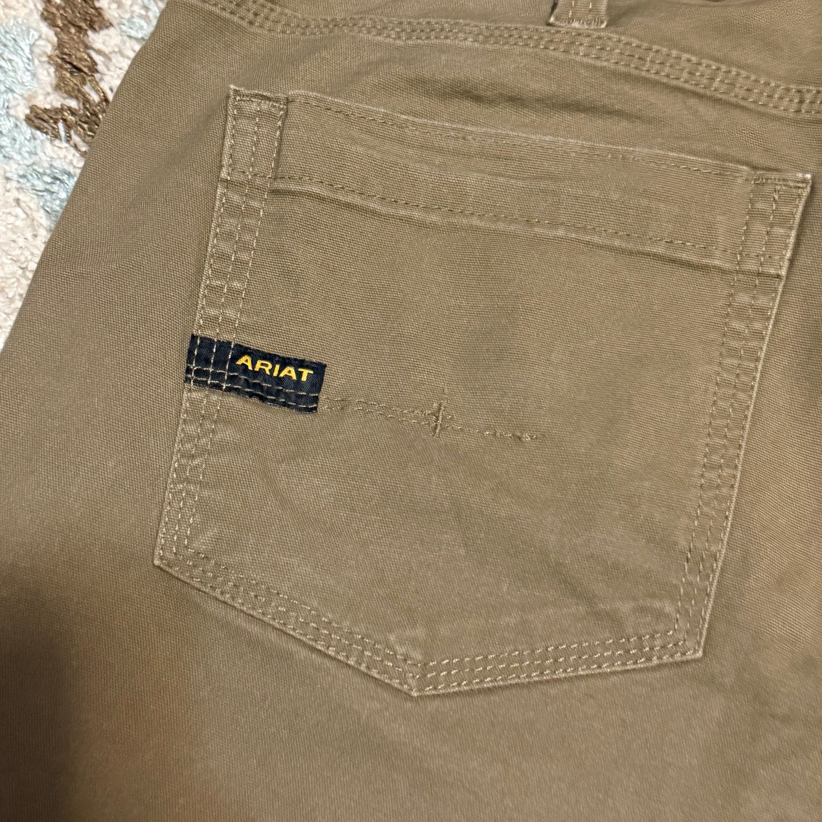Ariat Ariat Rebar Mens M4 Relaxed Straight Carpenter Pants 38x34 Size US 38 / EU 54 - 4 Thumbnail
