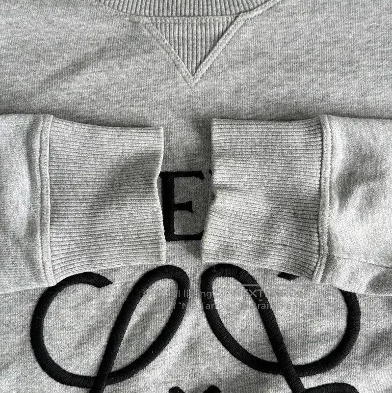 Loewe Loewe Gray Cotton Women's Sweatshirt . Size XS / US 0-2 / IT 36-38 - 5 Thumbnail