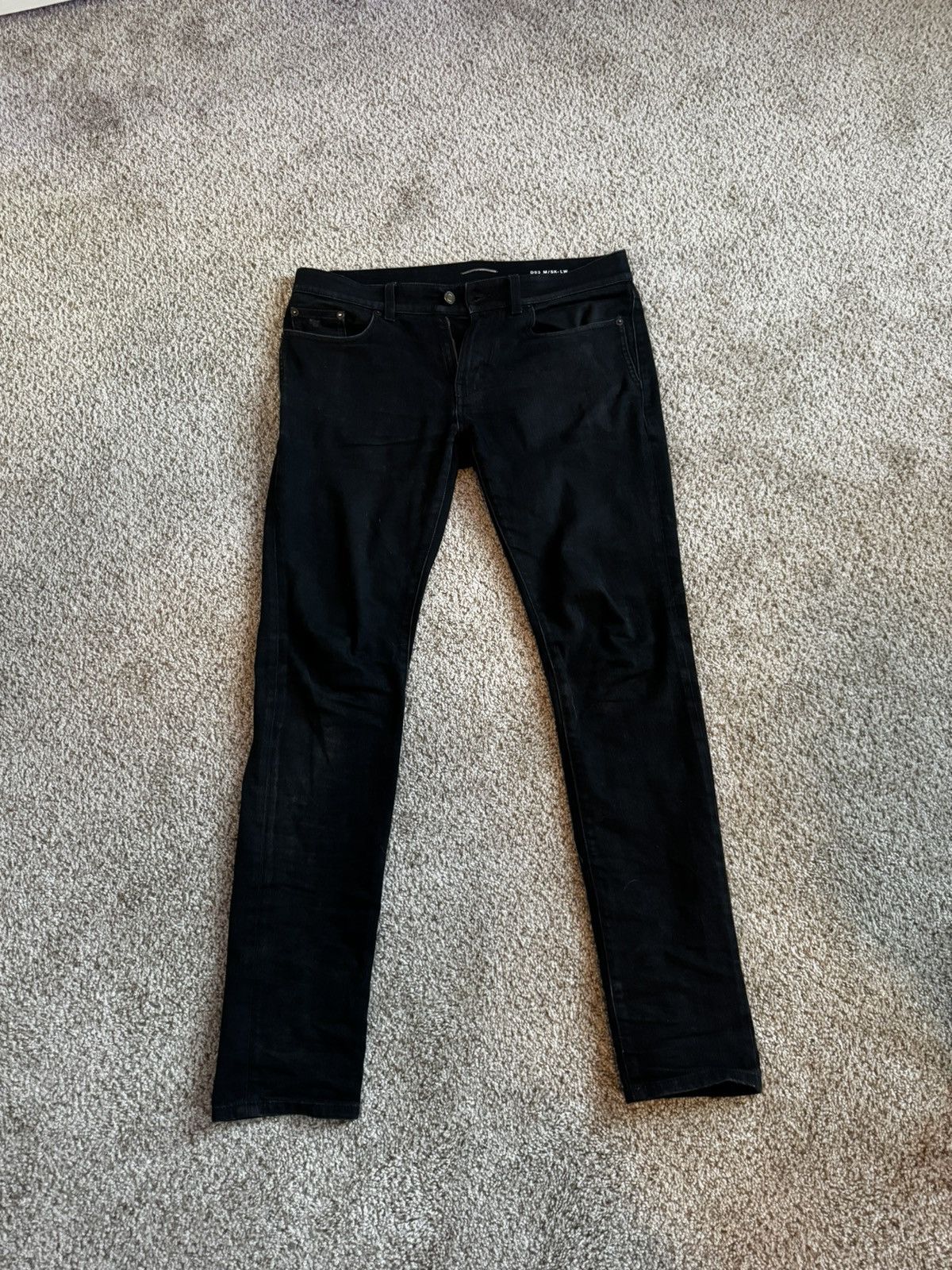 image of Saint Laurent Paris Saint Laurent Jeans in Black, Men's (Size 32)
