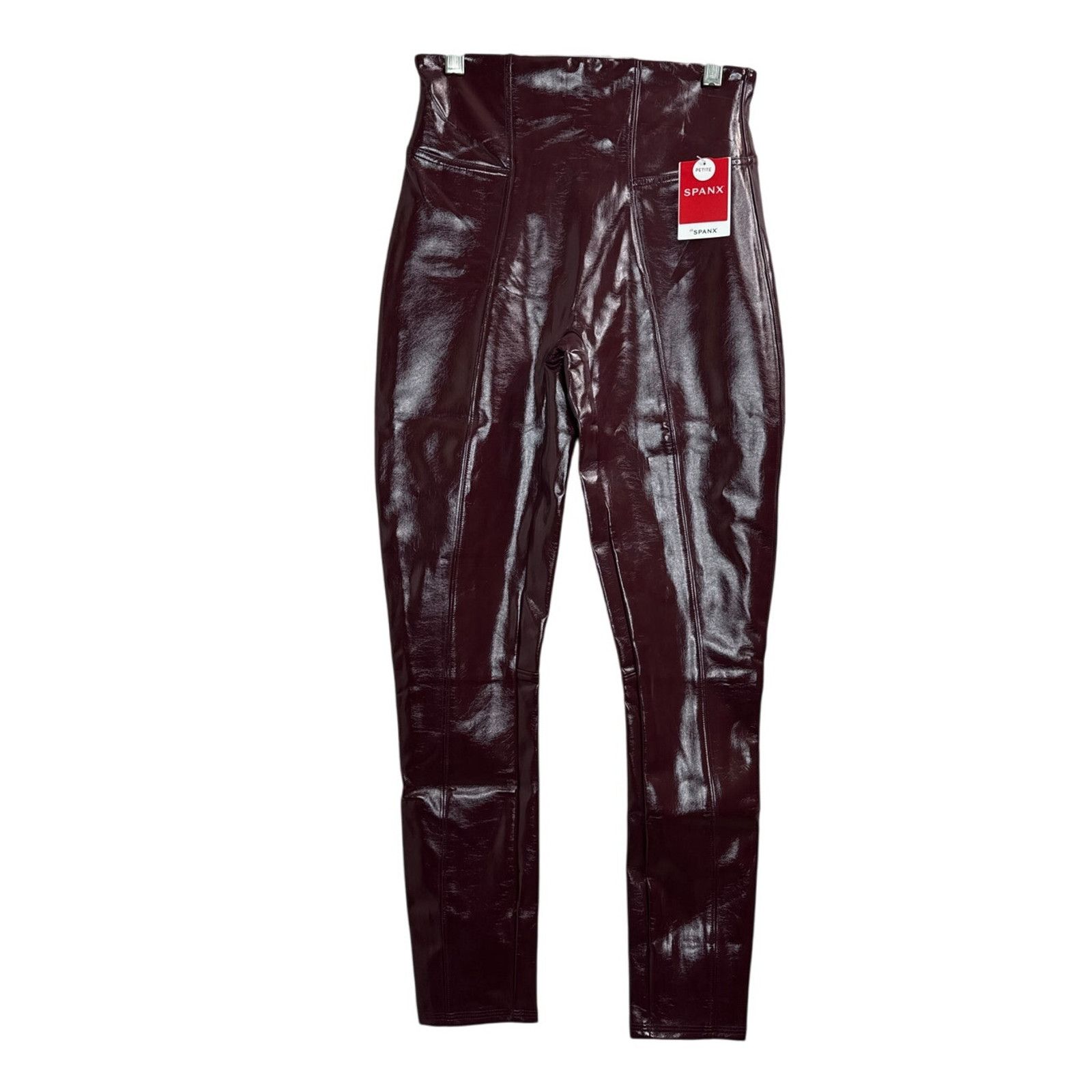 Spanx NWT Spanx Faux Patent Leather Leggings Women’s Sz Small Tall Size 27" / US 4 / IT 40 - 4 Thumbnail