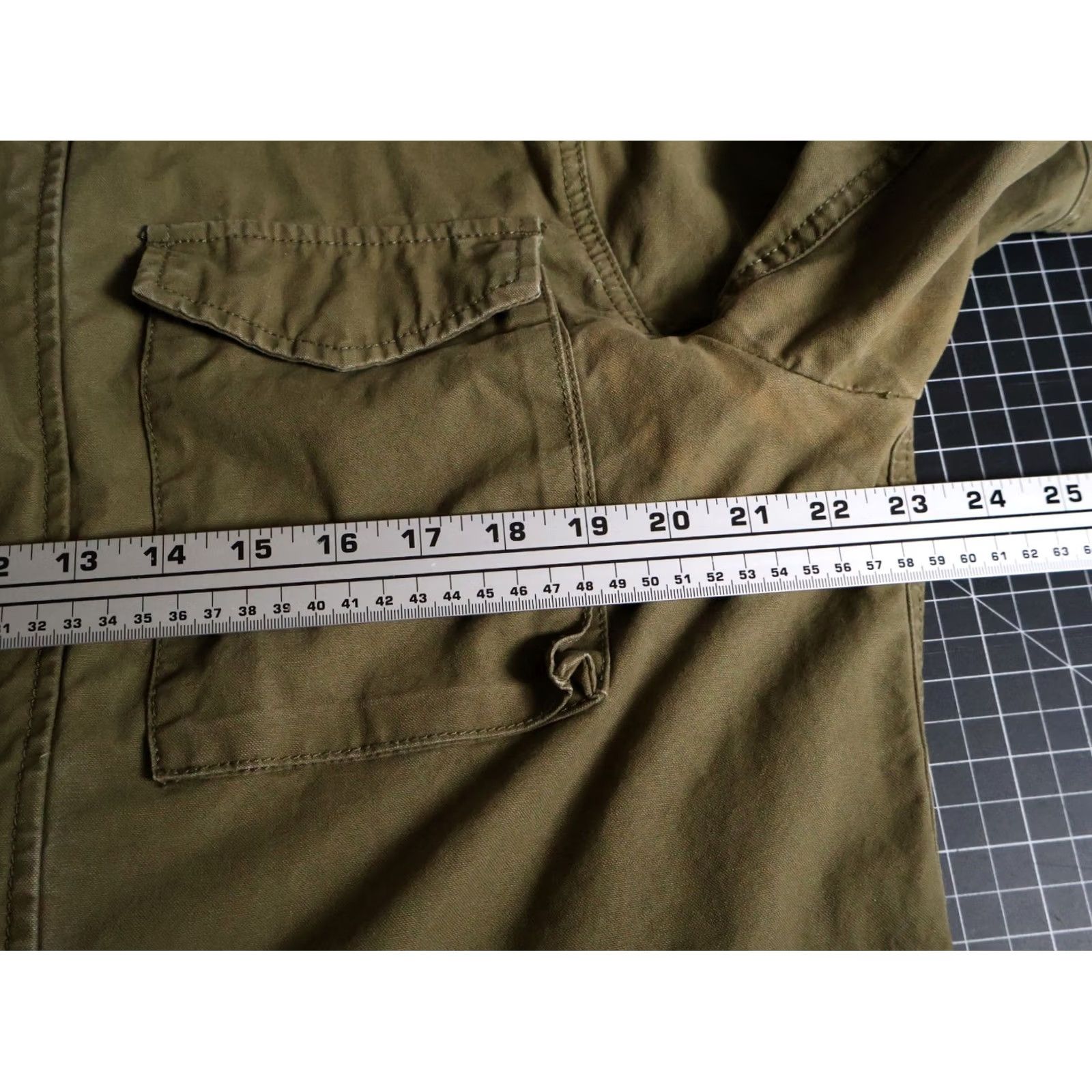 Lucky Brand Lucky Brand Military Field Jacket Mens Large Green Full Zip M-65 Regular Size US L / EU 52-54 / 3 - 5 Thumbnail