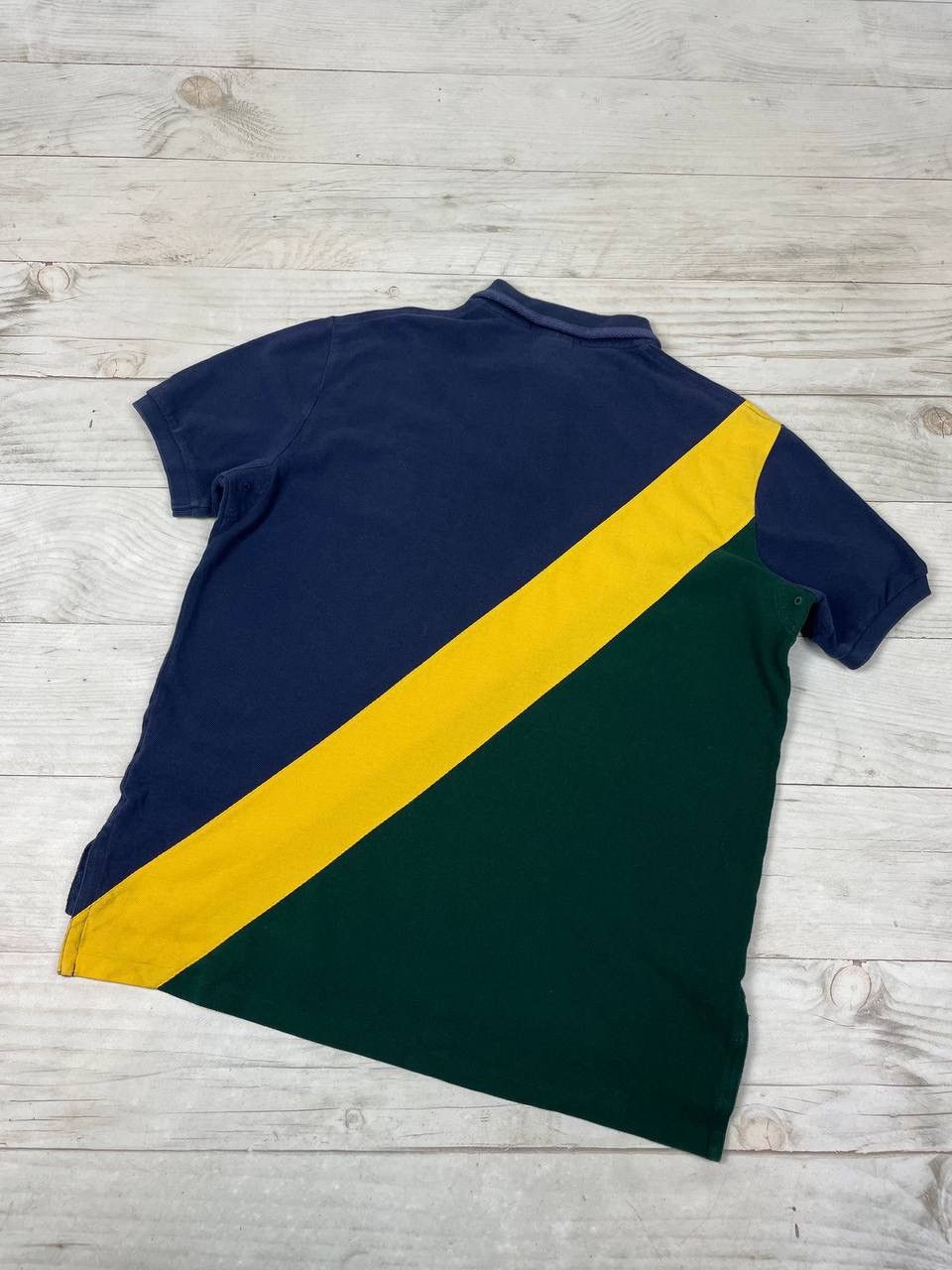 Polo Ralph Lauren Polo Ralph Lauren Rugby Polo Shirt Striped Big Pony Y2K Size US L / EU 52-54 / 3 - 10 Thumbnail
