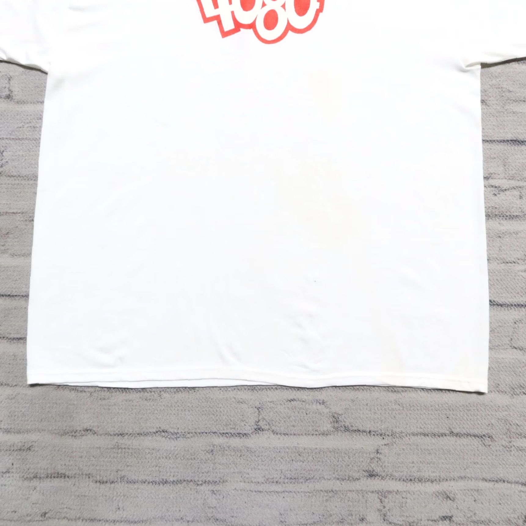 Hanes Vintage Forty Eighty Rap Shirt Tee Men 2XL White Hanes Shirt Mens 4080 90s Decade Rap Size US XXL / EU 58 / 5 - 5 Thumbnail