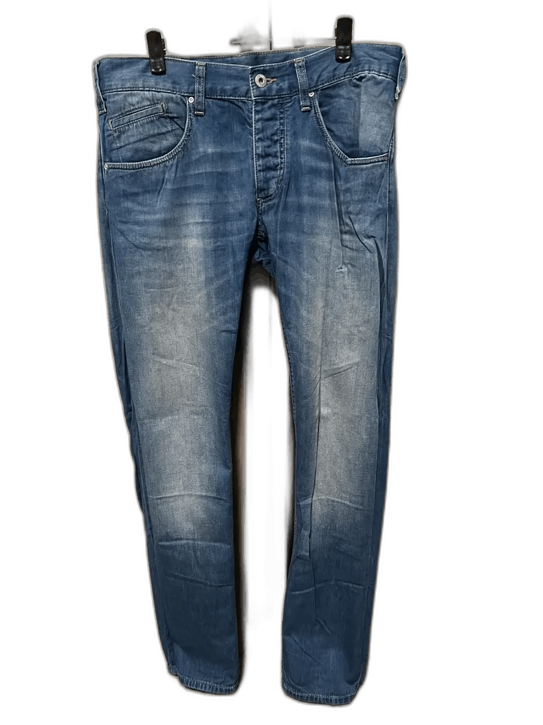 Emporio Armani Armani Jeans Men's Blue Distressed Long Pants Size US 31 - 1 Thumbnail