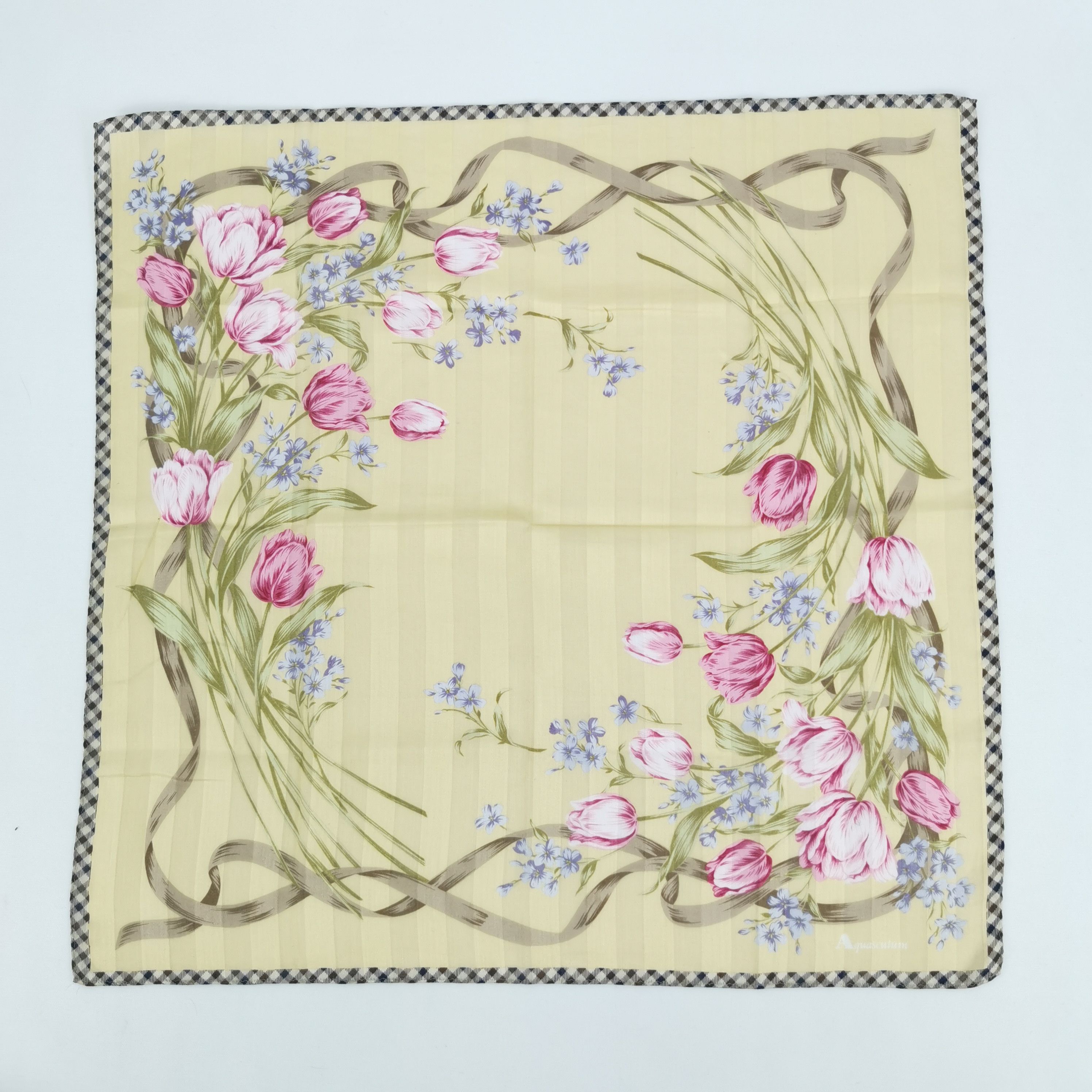 Aquascutum Vintage Aquascutum Handkerchief Bandana Pocket Square Size ONE SIZE - 2 Thumbnail