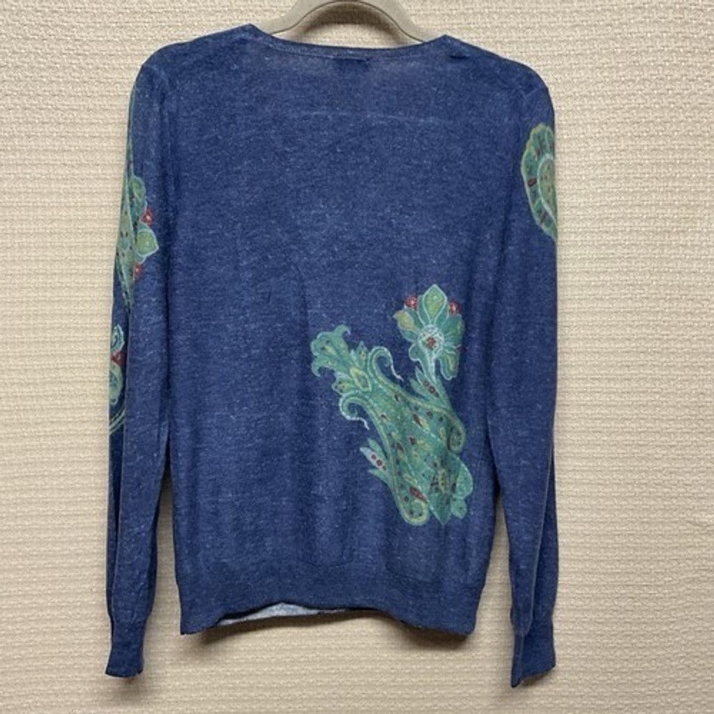 Talbots Talbots Pastel Merino Wool V-Neck Sweater Pullover Women L Size L / US 10 / IT 46 - 7 Thumbnail