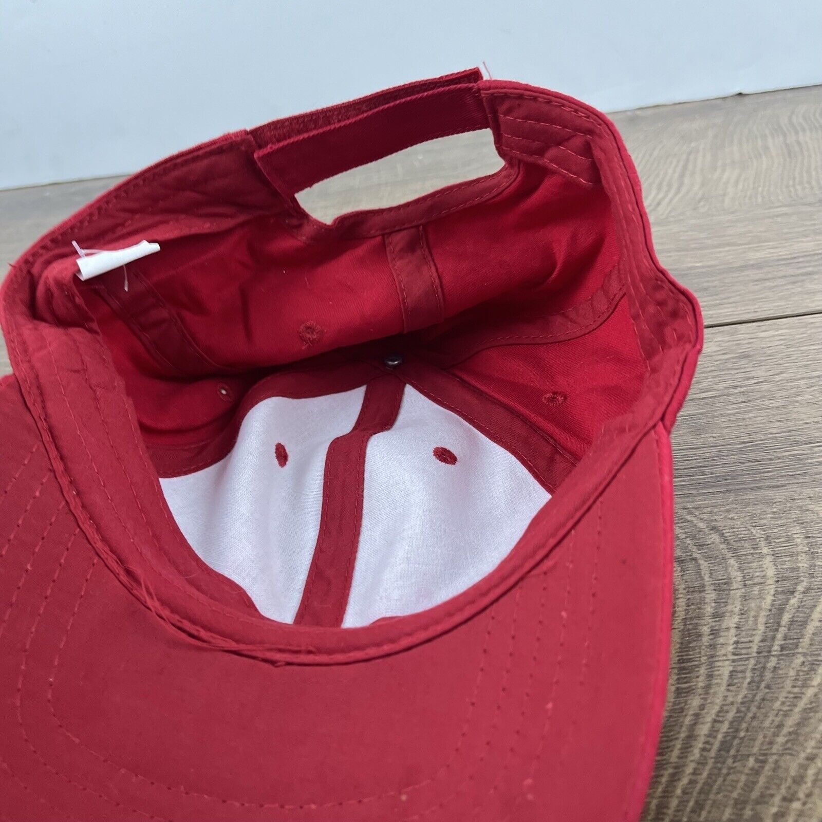 Other Plain Red Baseball Hat Red Hat Adjustable Hat Red Adult Hat Size ONE SIZE - 13 Thumbnail