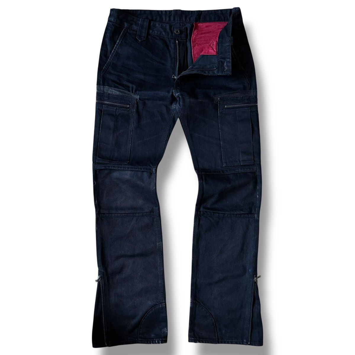 Isamu Katayama Backlash Isamu Katayama Backlash Cargo Bootcut Denim Jeans Size US 32 / EU 48 - 4 Thumbnail