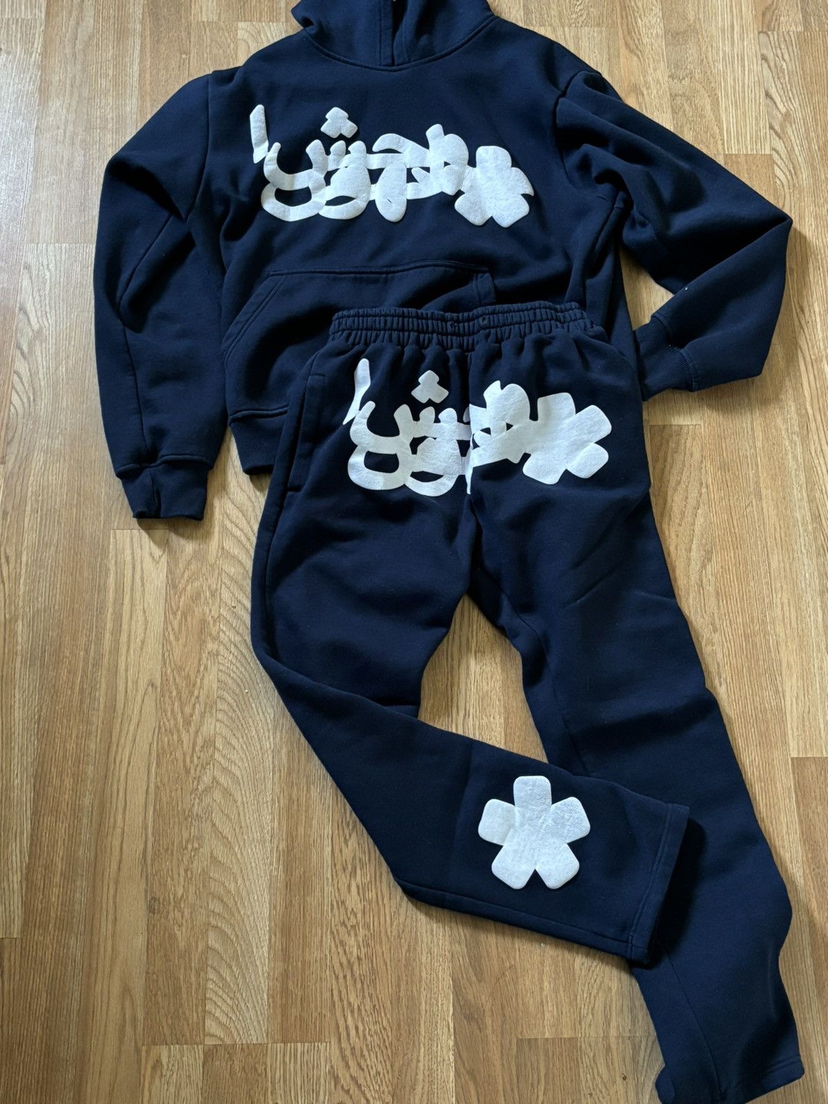 image of Highest Tendencies Sweatpants Large (Sweats Only) in Navy Blue, Men's (Size 33)