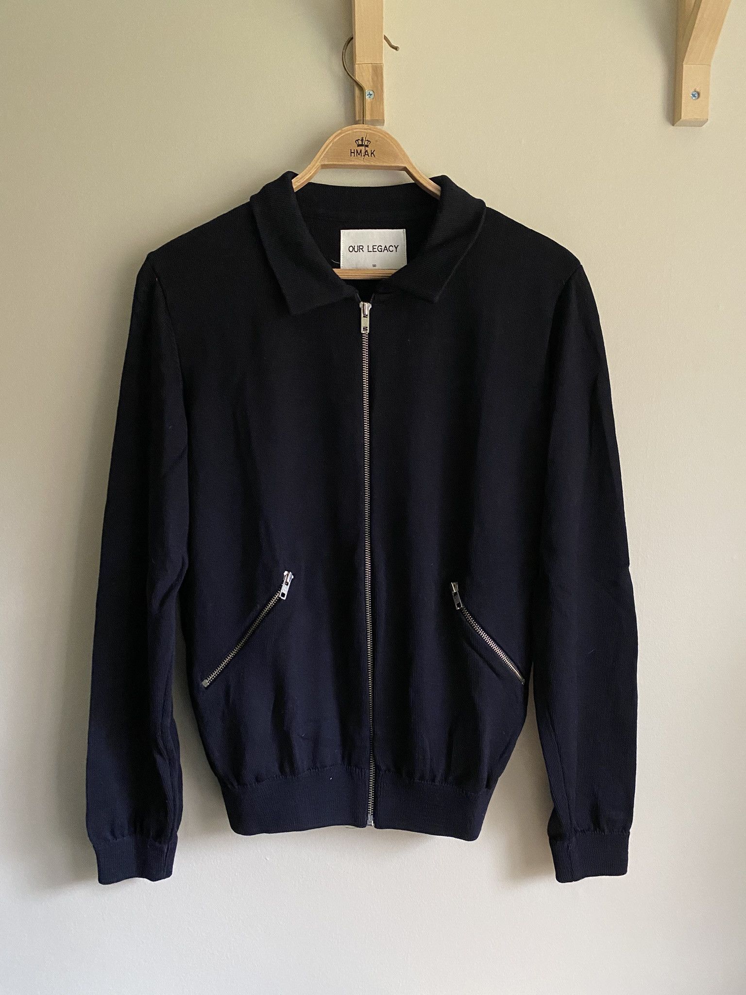 Our Legacy 100% Italian Merino Wool - Zipper Knit Size US L / EU 52-54 / 3 - 1 Thumbnail