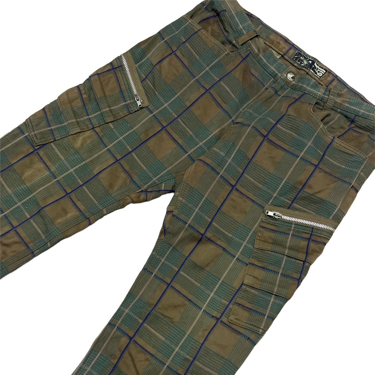 Undercover SS02 Undercover Plaid Slant Pocket Pants Size US 33 - 4 Thumbnail