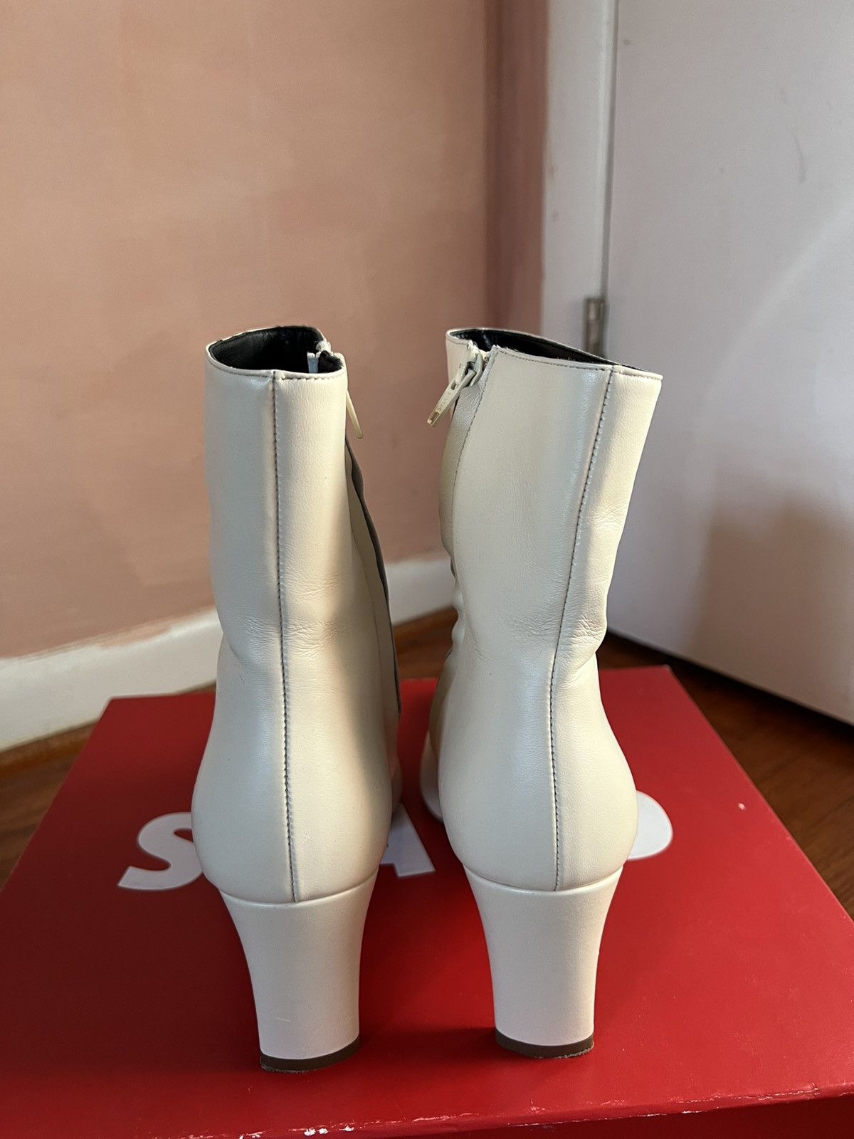 Staud Staud white heeled boots Size US 10 / IT 40 - 6 Thumbnail