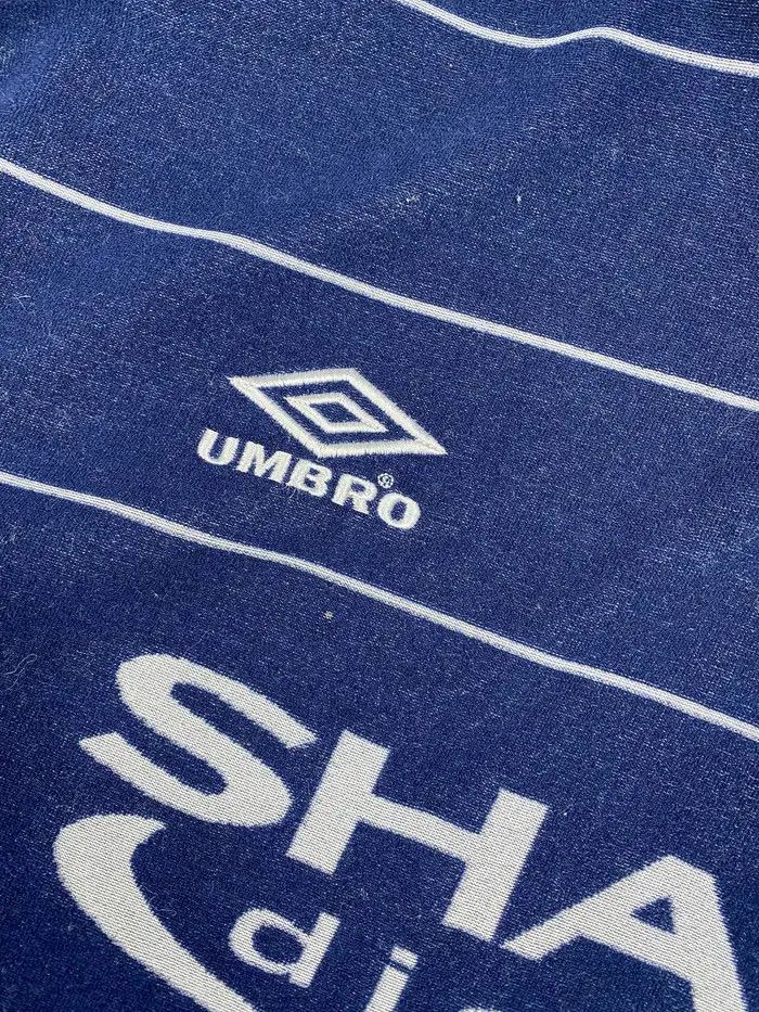 Umbro Umbro Manchester United 1999 2000 Stam #6 Away Shirt Soccer Size US L / EU 52-54 / 3 - 9 Thumbnail