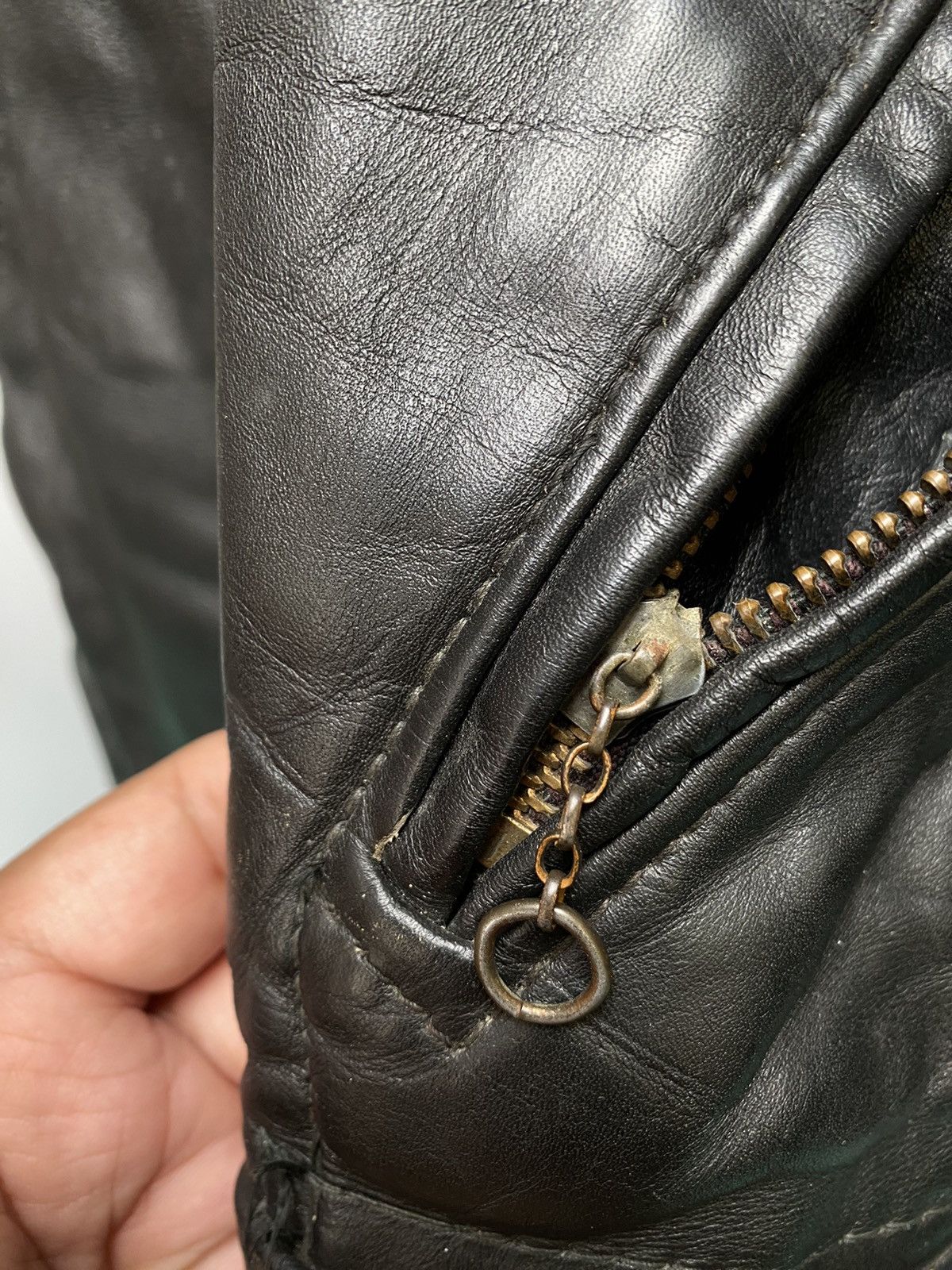 Vintage 1950s Leather Forever Double Rider Leather Jacket Size US XS / EU 42 / 0 - 14 Thumbnail