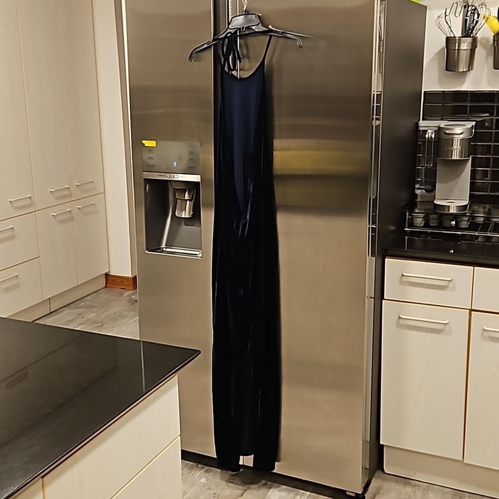 Other RAT & BOA Velvet High Neck Plunging Back Maxi Dress M NWT Size M / US 6-8 / IT 42-44 - 2 Thumbnail