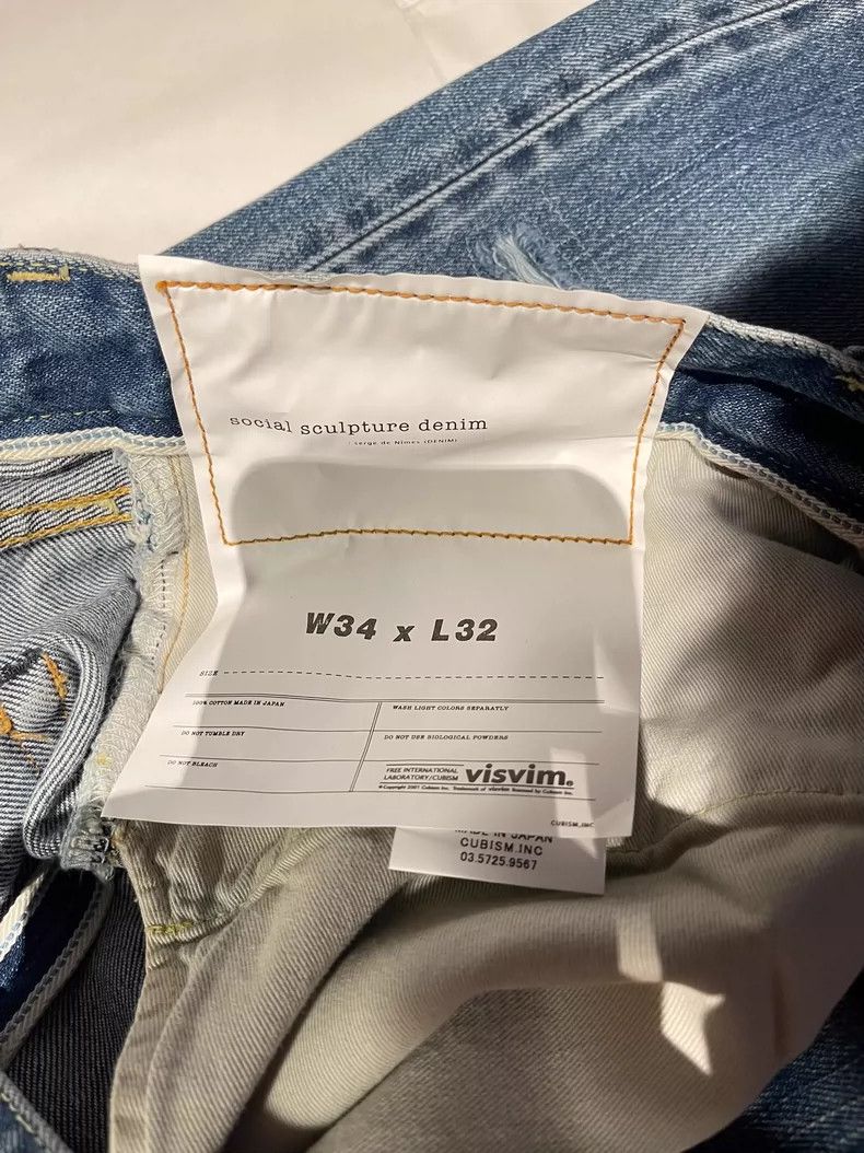 Visvim visvim size W34L32 25SS SOCIAL SCULPTURE 01 WIDE DAMAGED-4 Size US 34 / EU 50 - 6 Thumbnail
