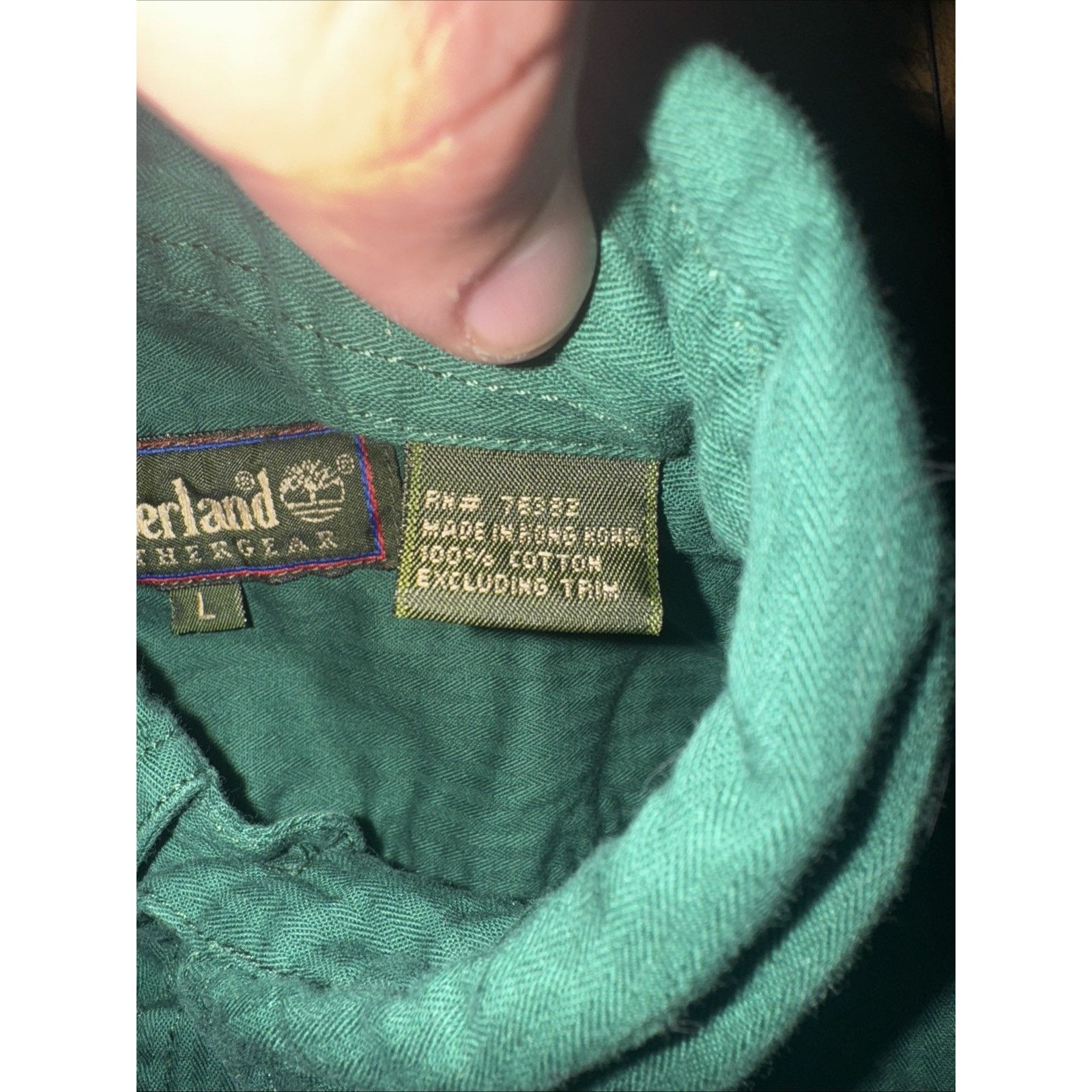 Timberland × Vintage Timberland Weatherproof Short Sleeve Button-Up Shirt L 25x30 Size US L / EU 52-54 / 3 - 7 Thumbnail