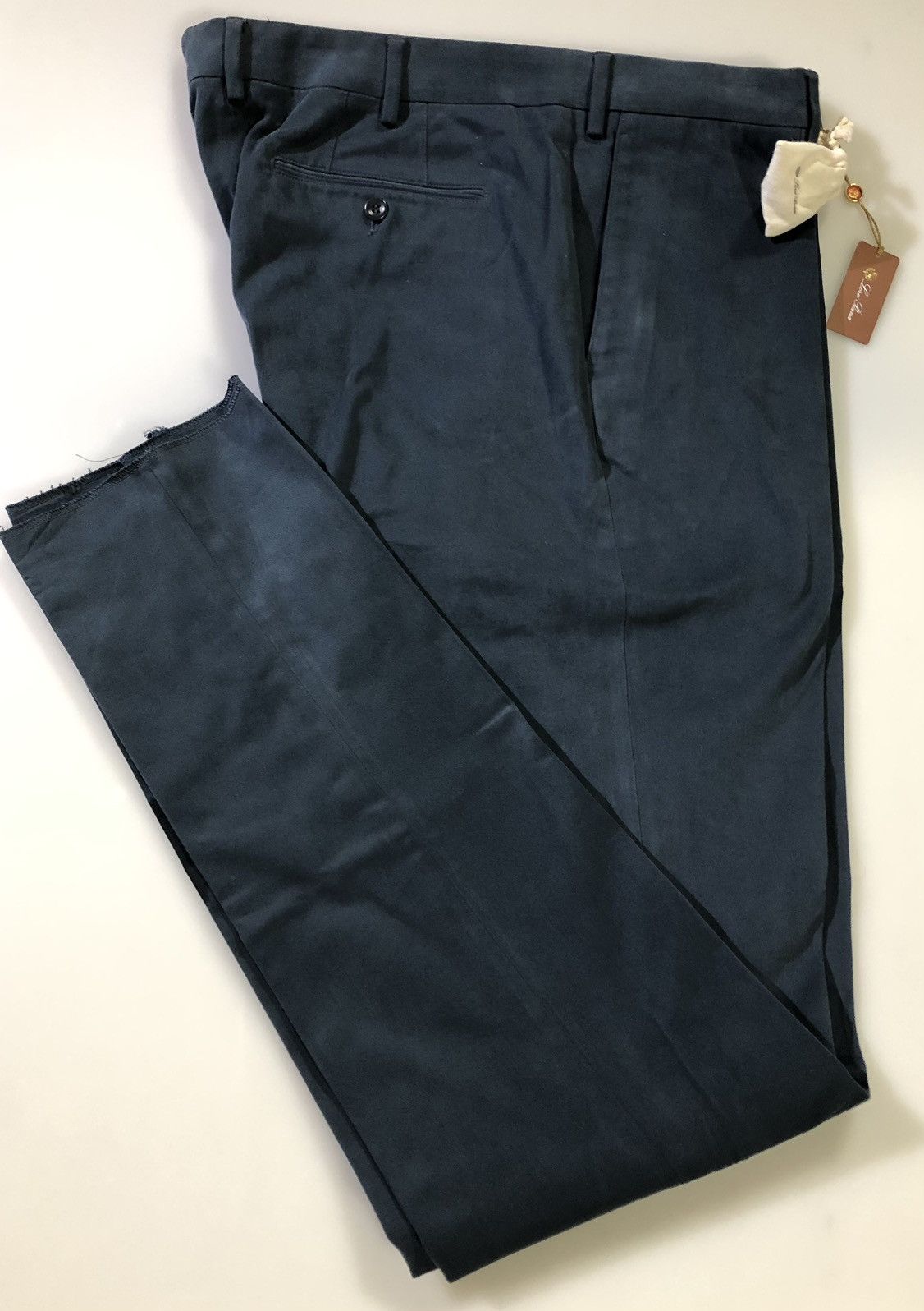 Loro Piana Loro Piana 🇮🇹 delft blue four pkt velvety cotton pant 58 new Size US 41 - 3 Thumbnail
