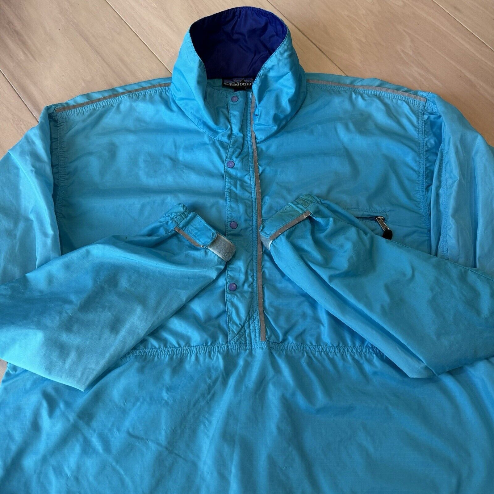 Patagonia × Vintage Vintage Patagonia Jacket S Blue Half Zip 90s Lightweight Size US S / EU 44-46 / 1 - 4 Thumbnail