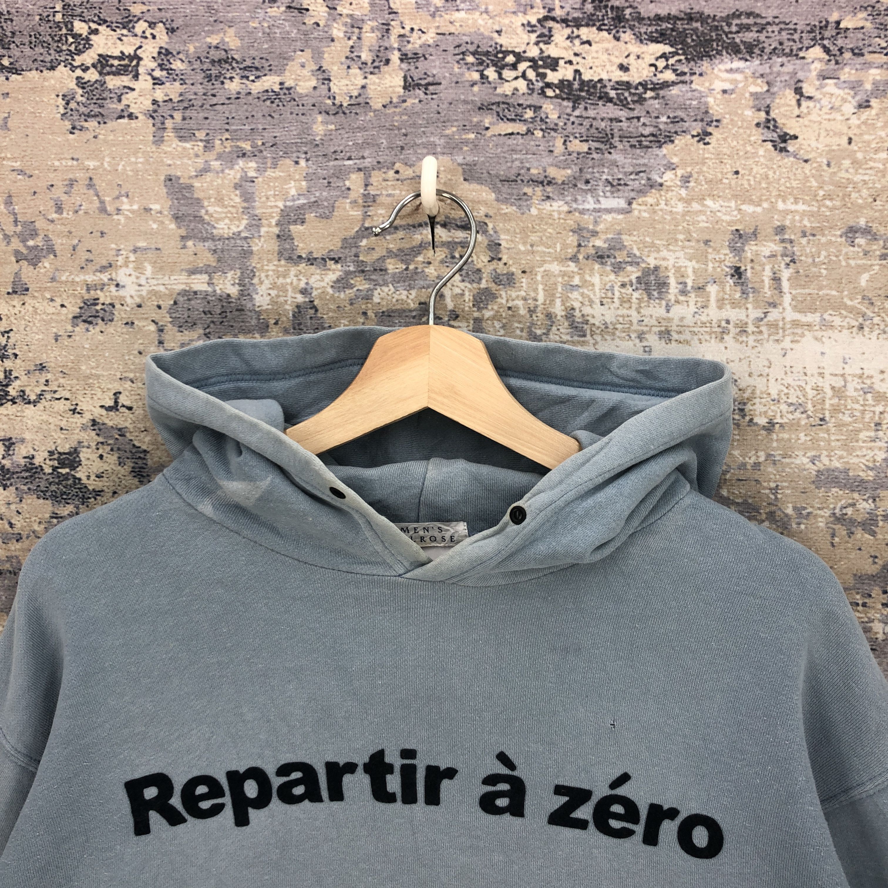 Japanese Brand × Vintage Vintage 90s Repartir a Zero Sweater Hoodie Sweatshirt Size US L / EU 52-54 / 3 - 5 Thumbnail