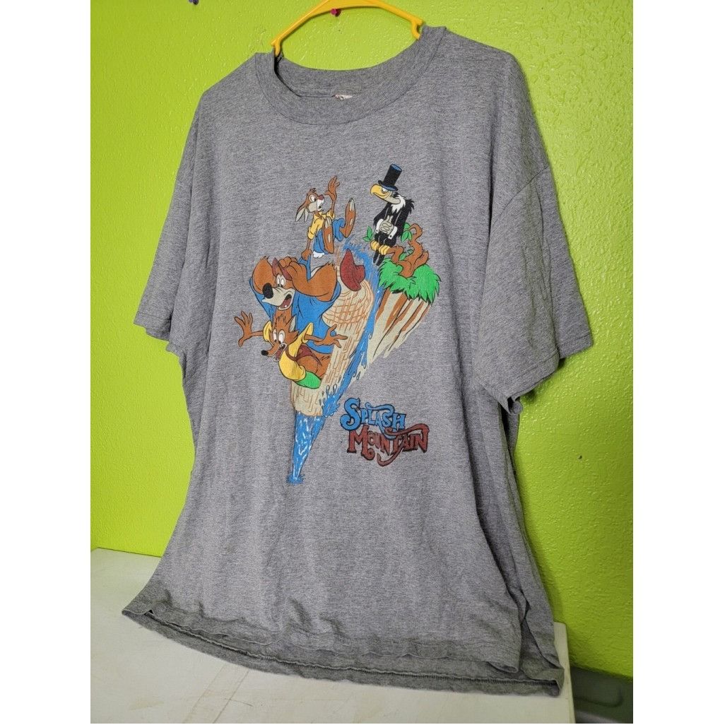 Disney Vintage 90s Y2K Disney Splash Mountain Promo Shirt Made In U Size US XXL / EU 58 / 5 - 1 Thumbnail