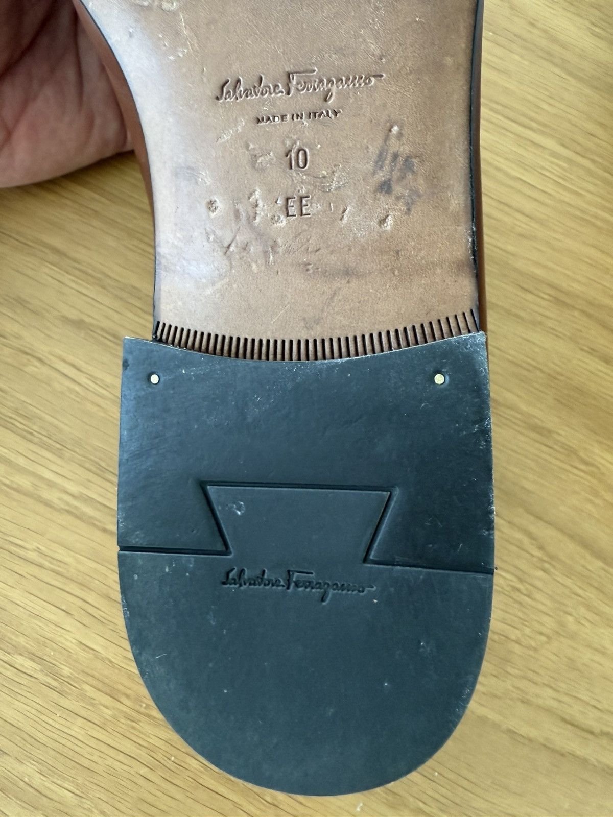 Salvatore Ferragamo Penny Loafers Size US 11 / EU 44 - 8 Thumbnail