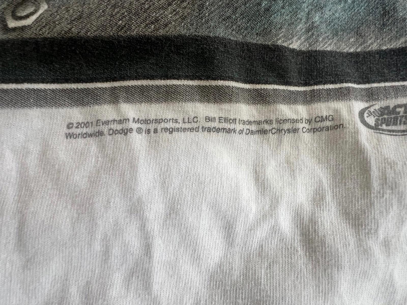 Chase Authentics Vintage AOP Bill Elliott Dodge NASCAR T-Shirt -- XL Size US XL / EU 56 / 4 - 3 Thumbnail