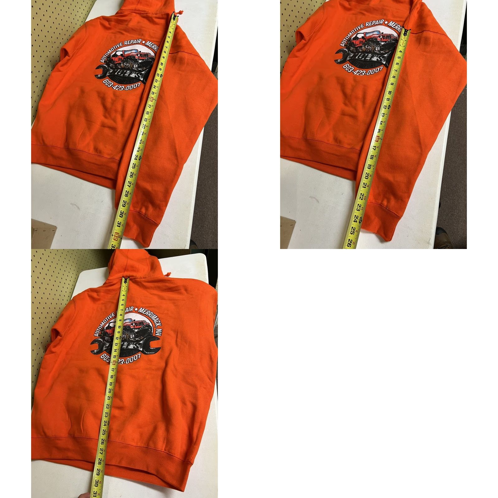 Jeep Holt’s Auto New Hampshire Orange Jeep Hoodie Mens L Pullover Sports Cotton Blend Crewneck Size US L / EU 52-54 / 3 - 8 Thumbnail