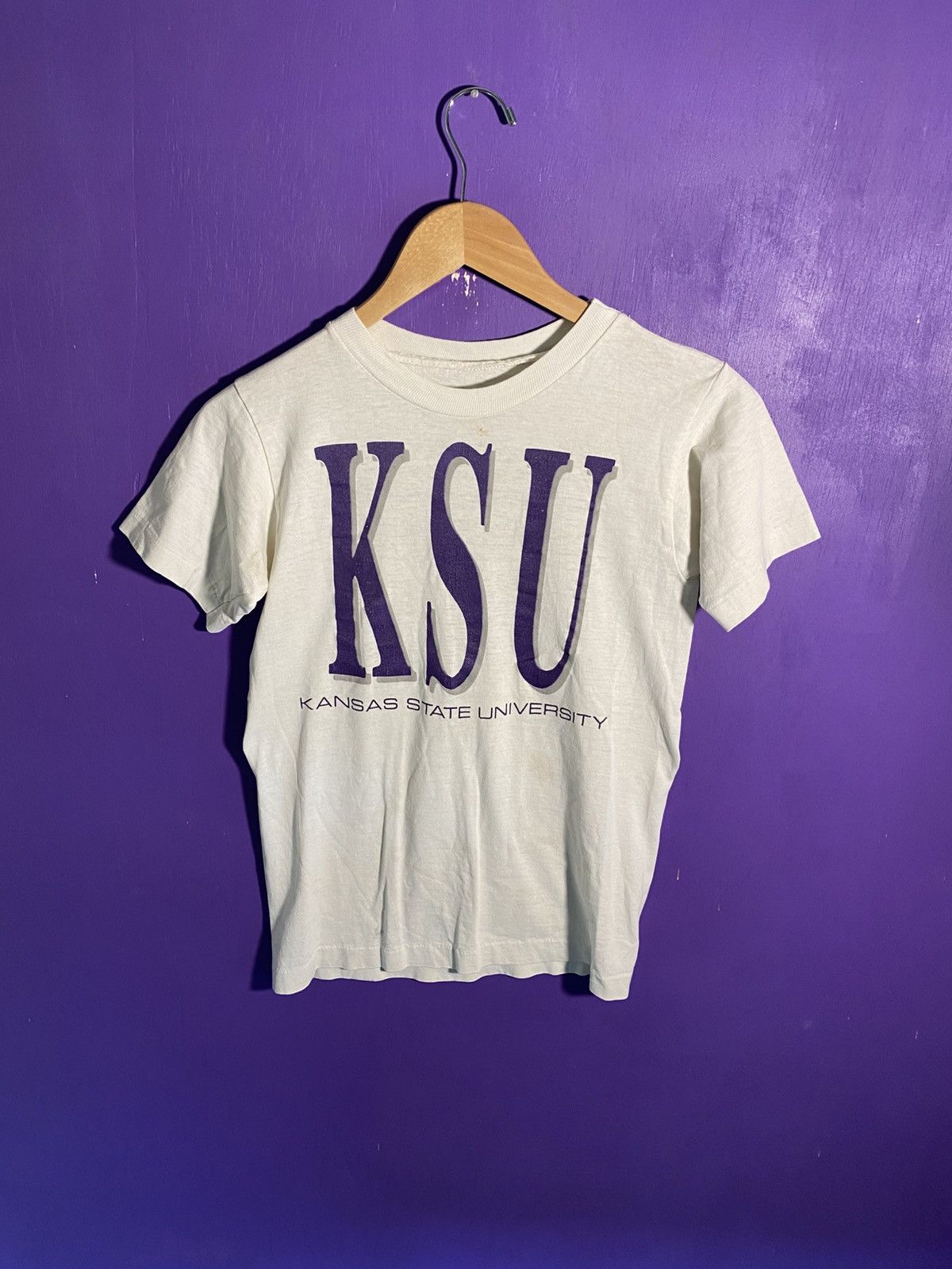 Other Vintage 80s Kansas state university t-shirt Size US S / EU 44-46 / 1 - 1 Thumbnail