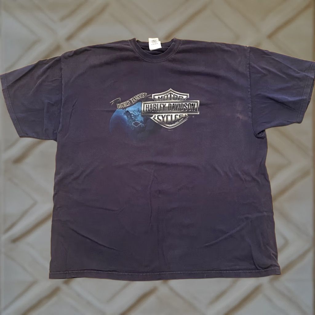 Harley Davidson Harley-Davidson T-Shirt World Famous Grand Canyon Mayer, CA Black 3XL Men Shirt Size US XXL / EU 58 / 5 - 1 Thumbnail