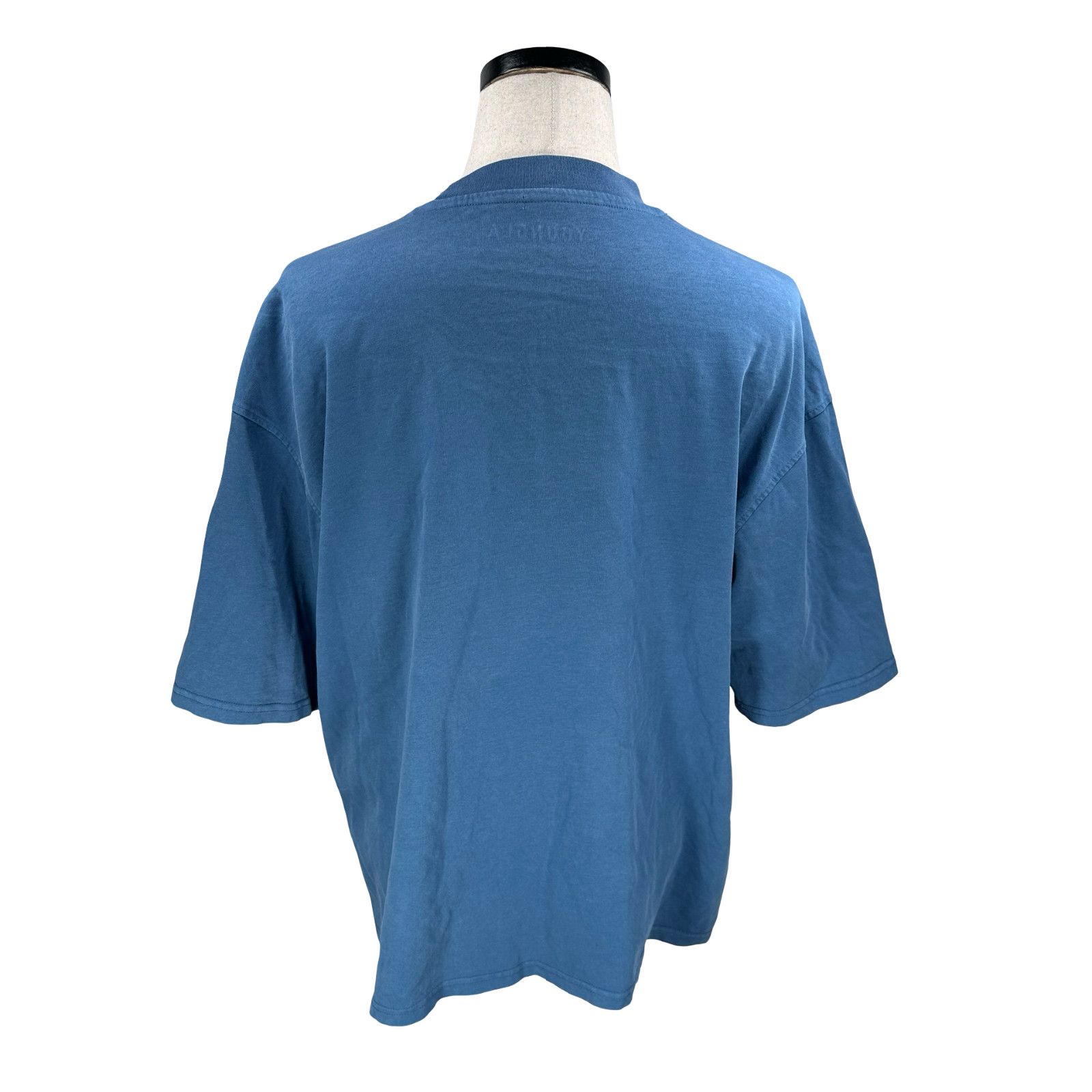 Young Thug YoungLA Roman Tee T-Shirt Mens XL Blue Cotton Embroidered Size US XL / EU 56 / 4 - 4 Thumbnail