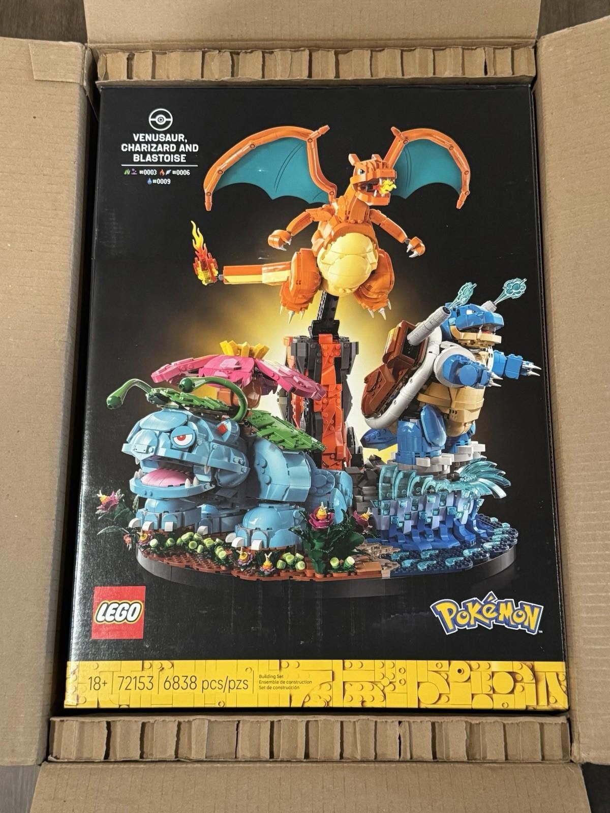 LEGO Lego Pokemon 72153 Venusaur, Charizard, and Blastoise BRAND Size ONE SIZE - 2 Thumbnail