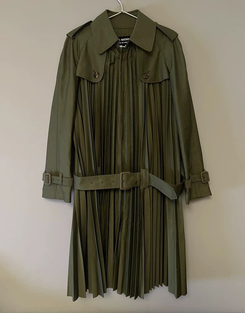 Comme des Garcons Comme Des Garcons Organ pleated trench coat Size S / US 4 / IT 40 - 1 Thumbnail