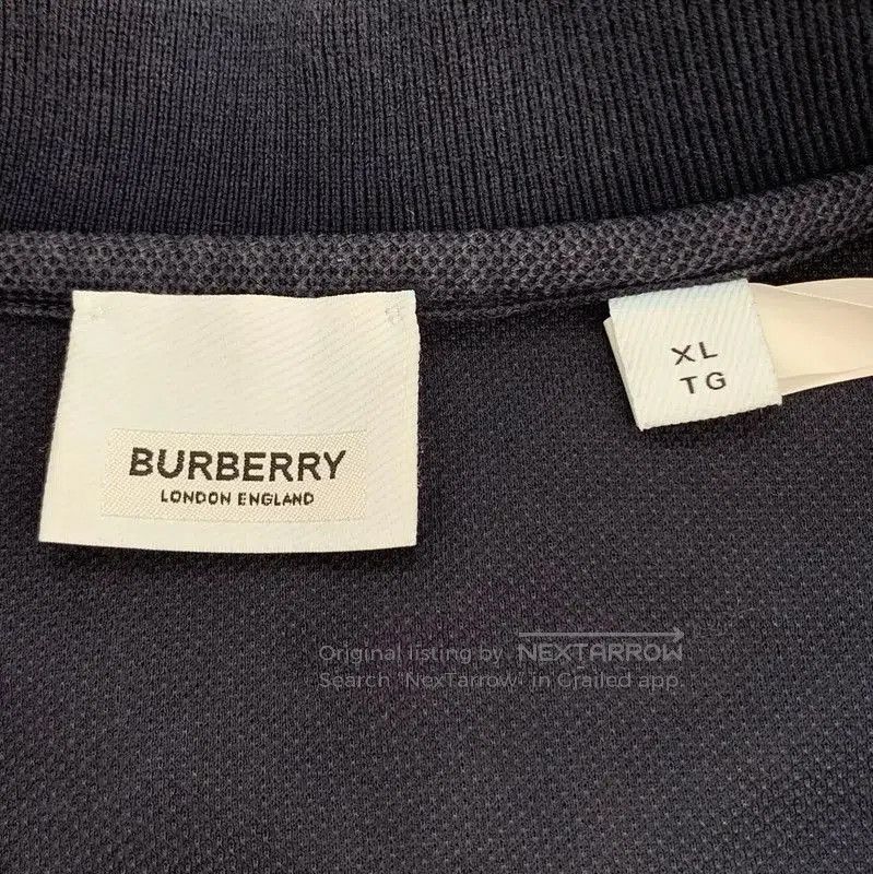 Burberry Burberry Classic Navy Cotton Men's Polo Shirt. Size US XL / EU 56 / 4 - 5 Thumbnail