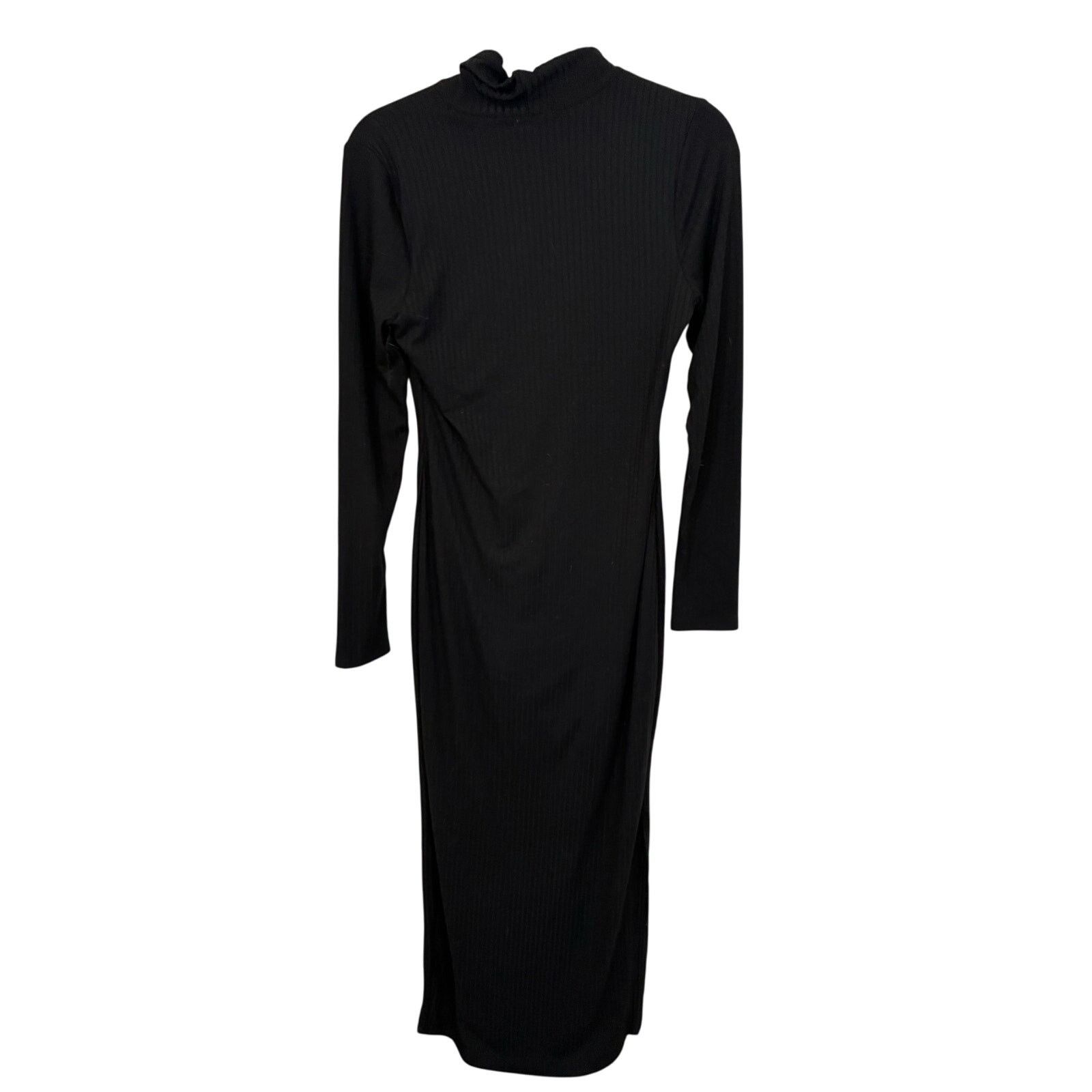 Other Heart&Hips Womens Black Turtleneck Sweater Dress Maxi L Slit Size L / US 10 / IT 46 - 4 Thumbnail