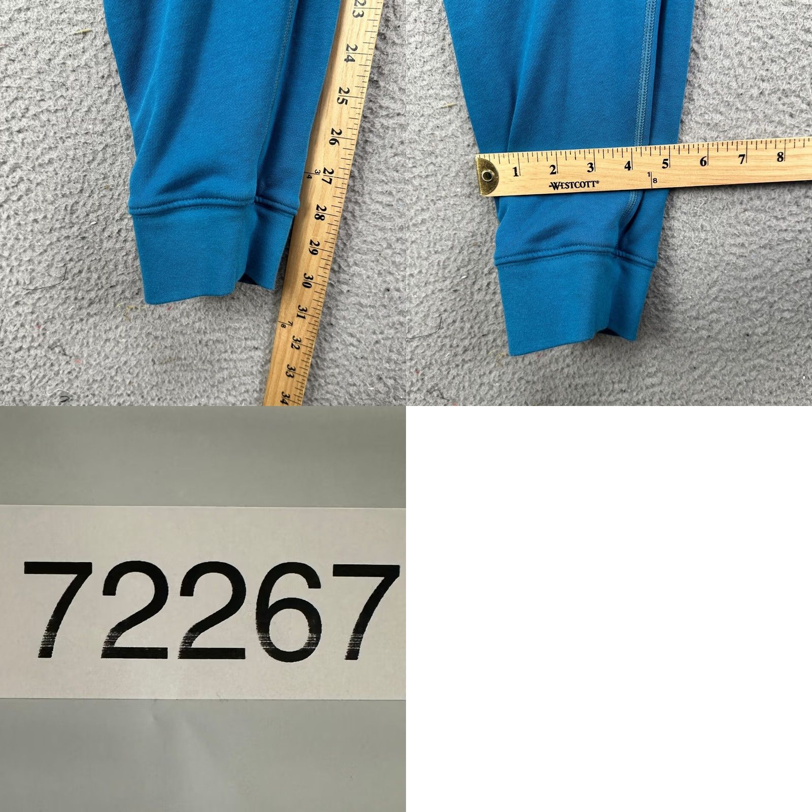 Fabletics Fabletics Mens Jogger Pants Medium Blue Drawstring Pockets Size US 31 - 8 Thumbnail